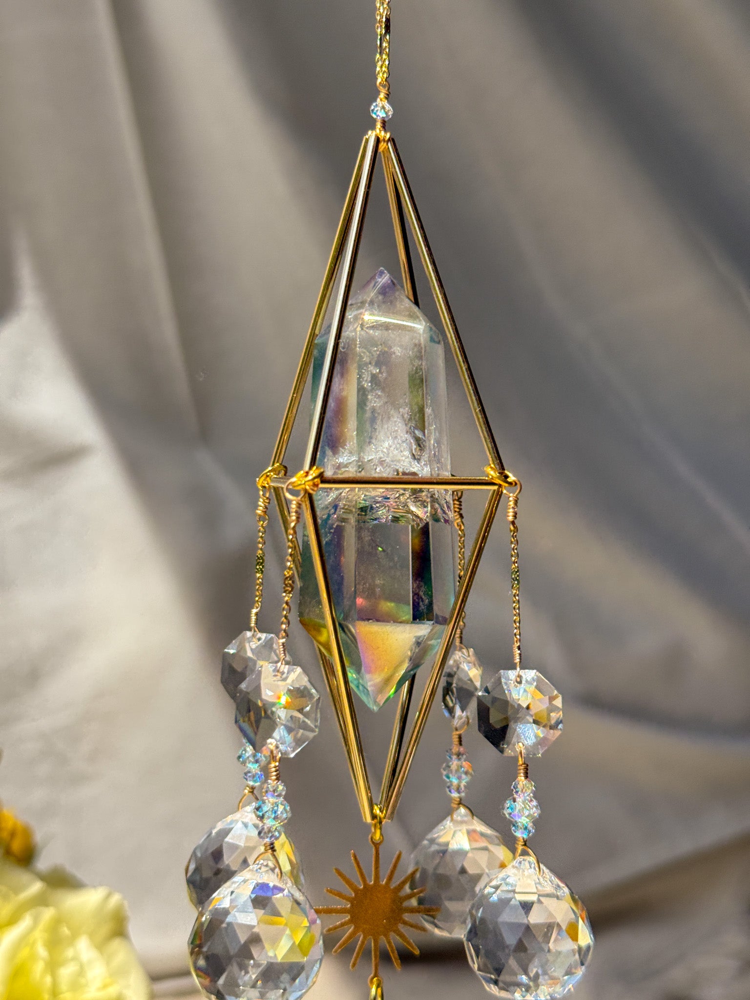 Under the SUN - Galaxy Rainbow Aura Quartz