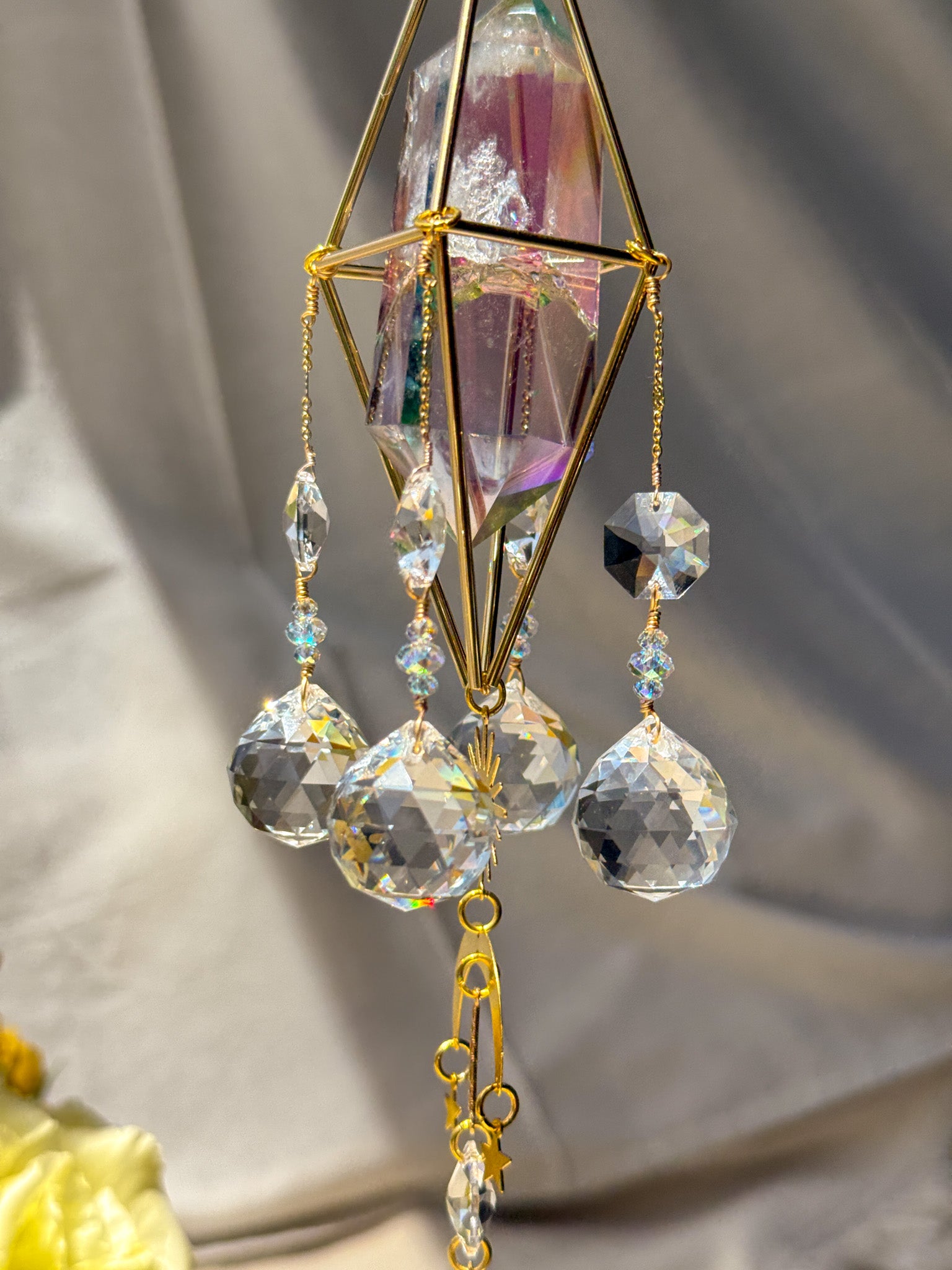 Under the SUN - Galaxy Rainbow Aura Quartz