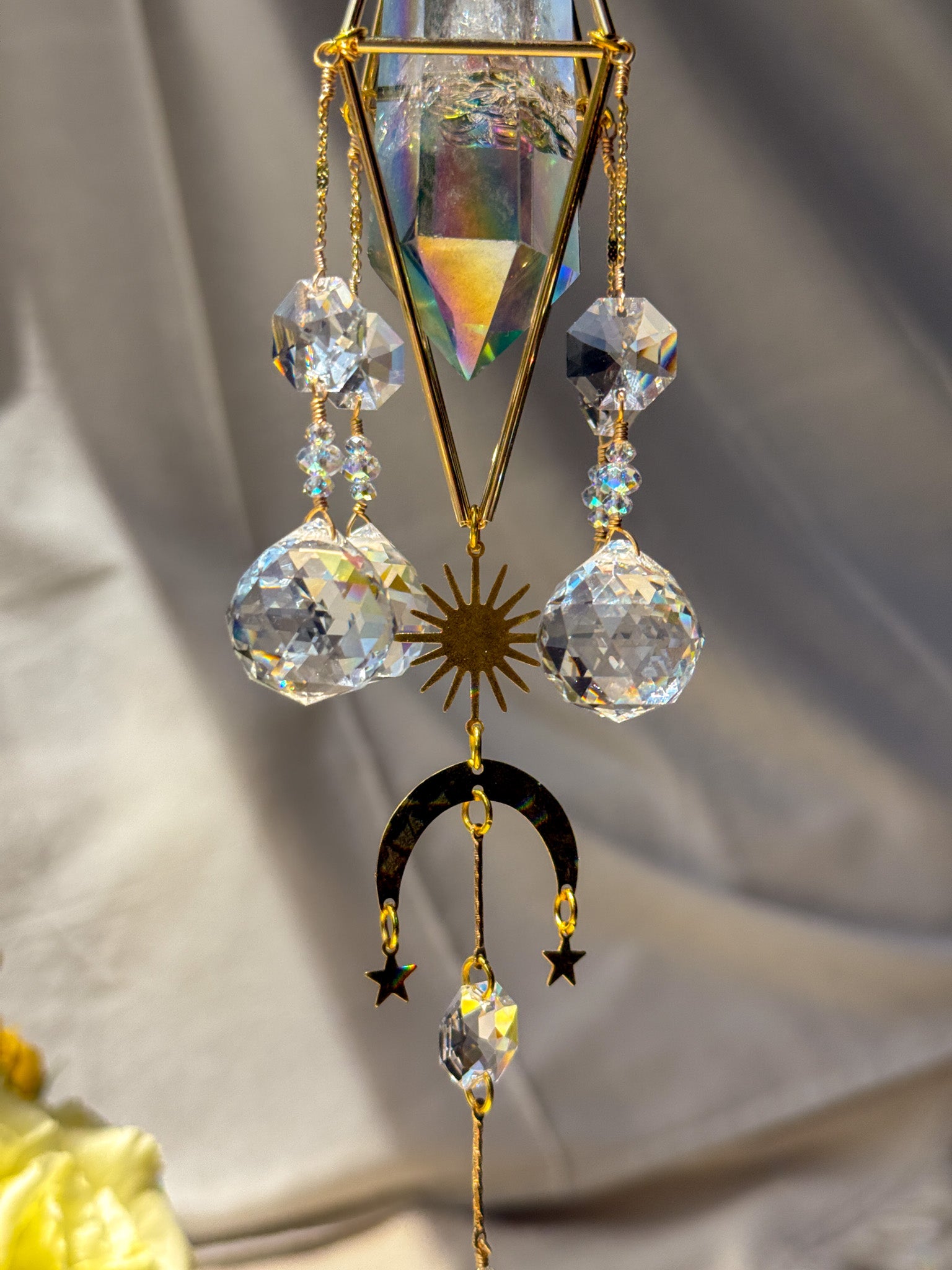 Under the SUN - Galaxy Rainbow Aura Quartz