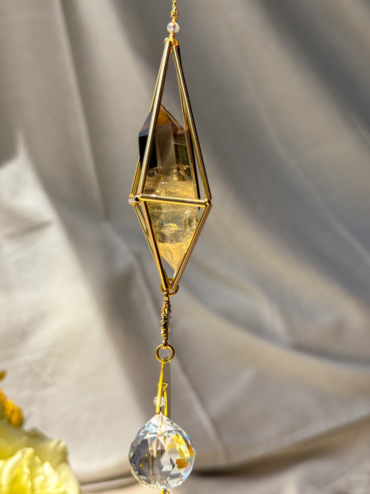 Moon Child - Citrine and Amethyst