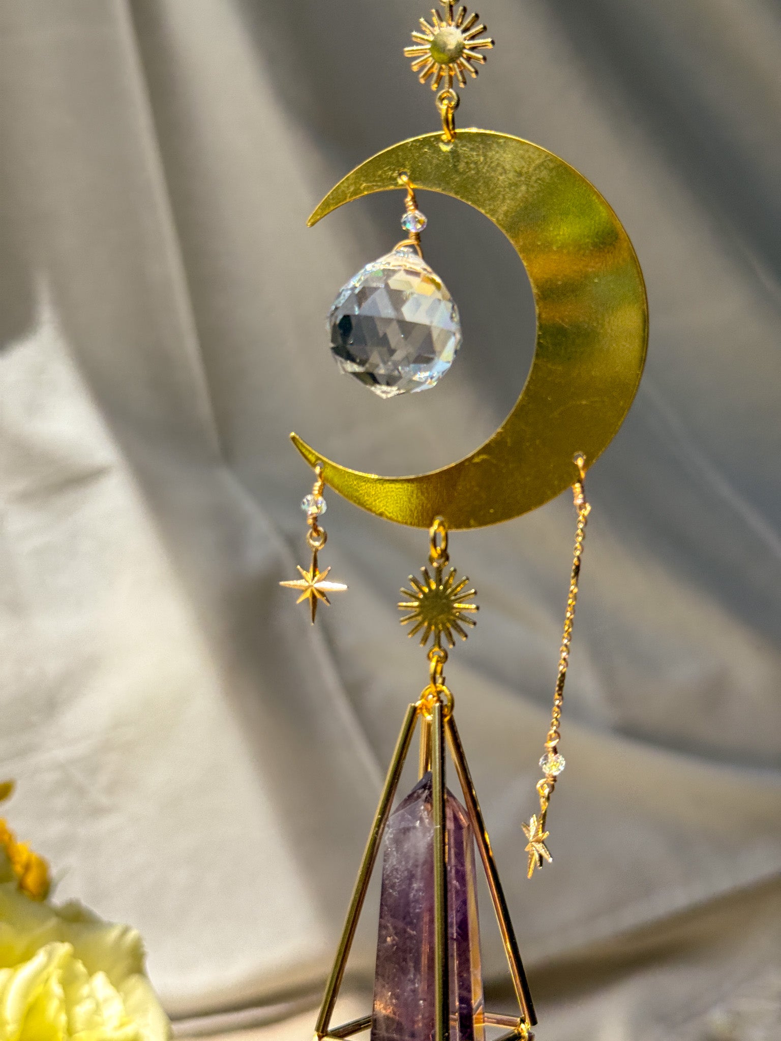 Moon Child - Citrine and Amethyst