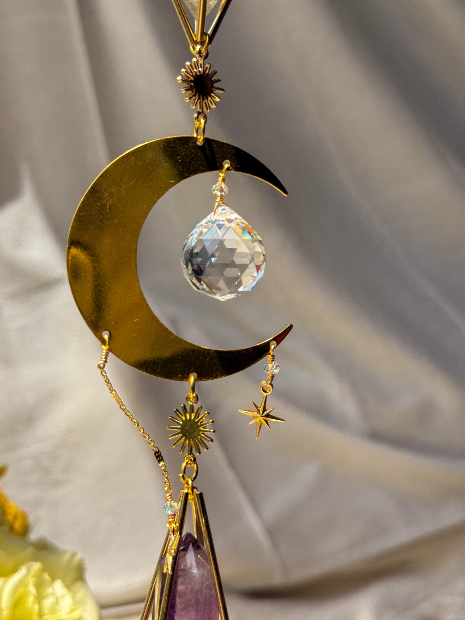 Moon Child - Citrine and Amethyst