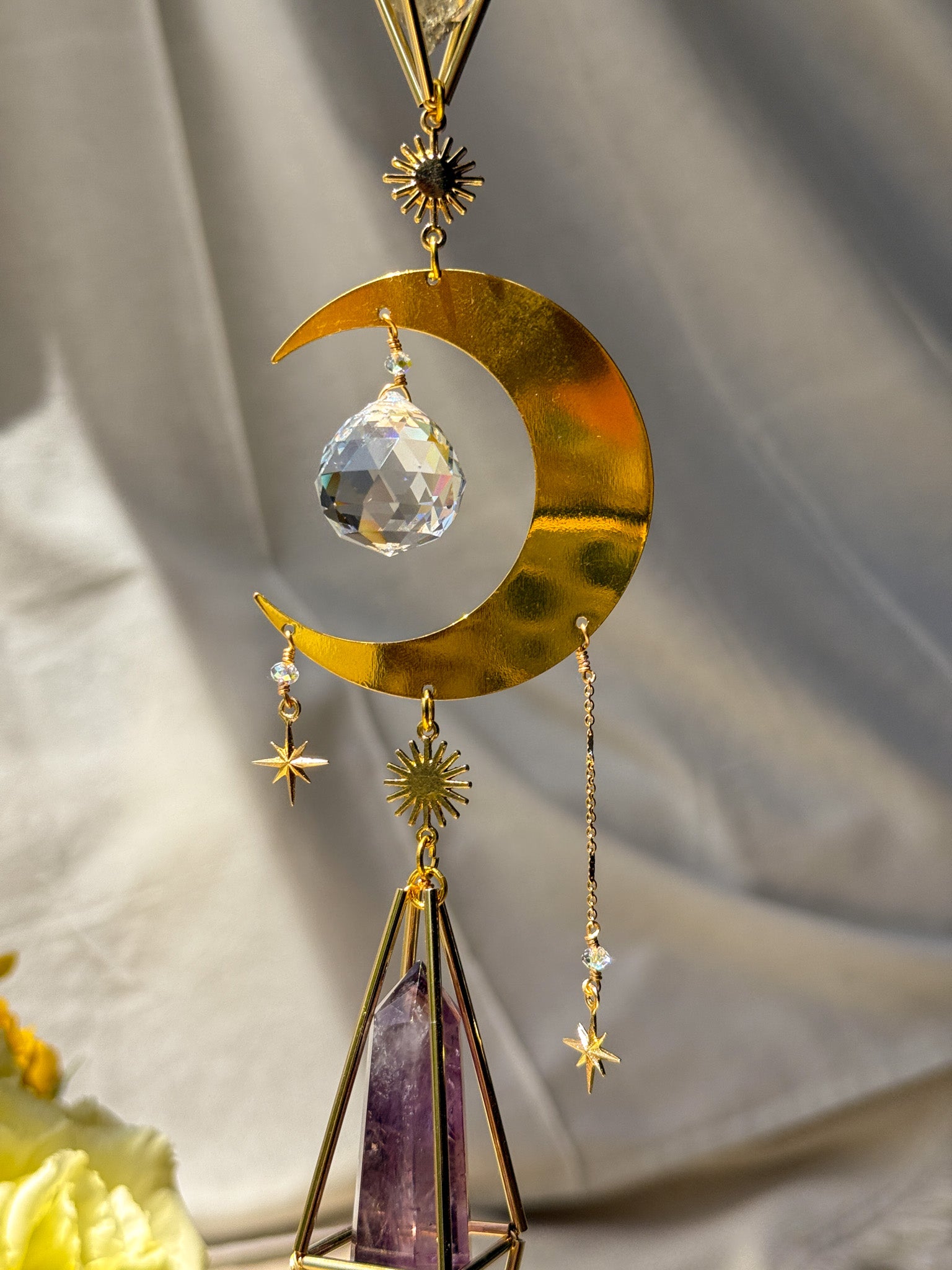 Moon Child - Citrine and Amethyst