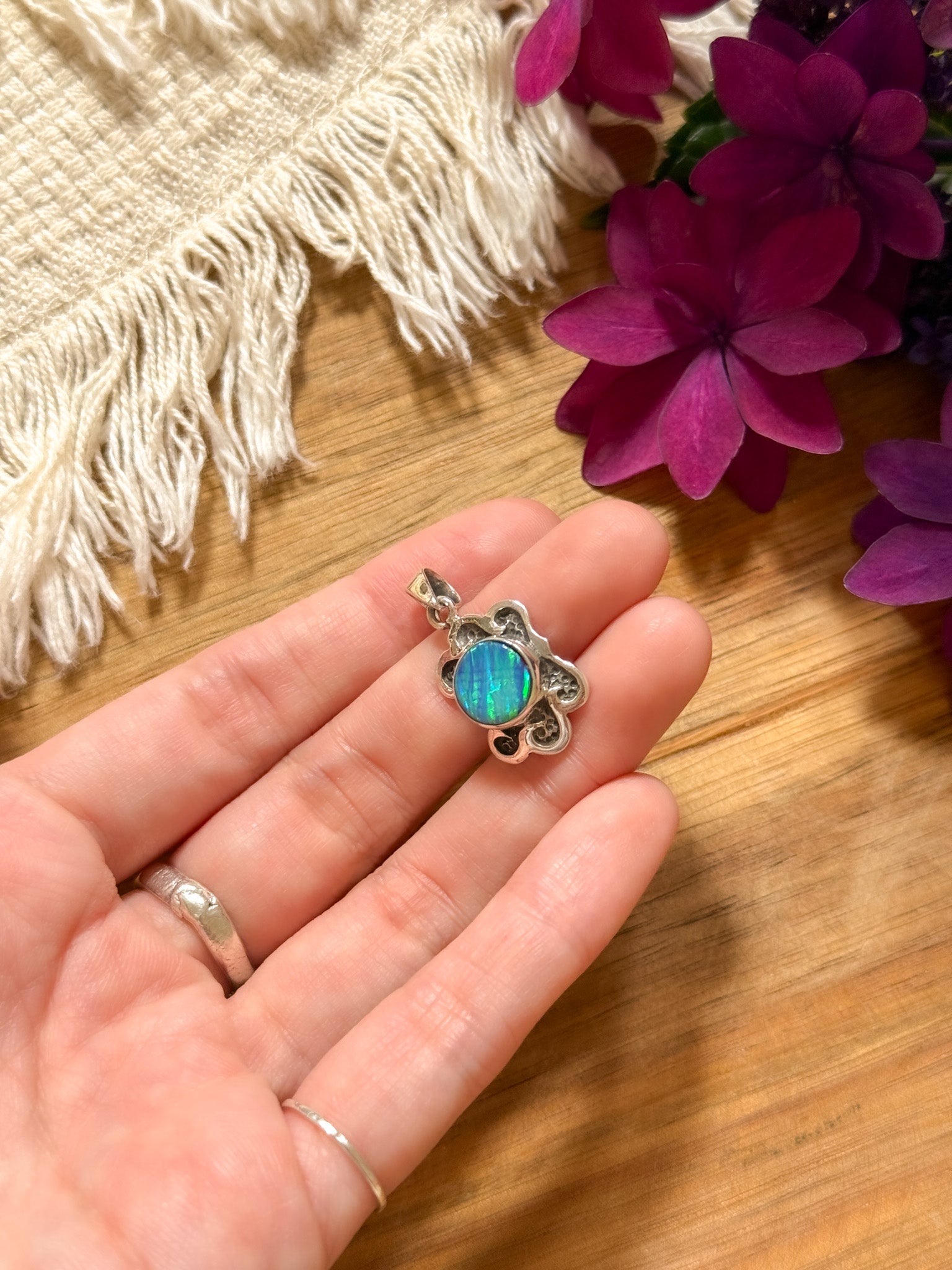 Opal Pendant Top 【Imported】