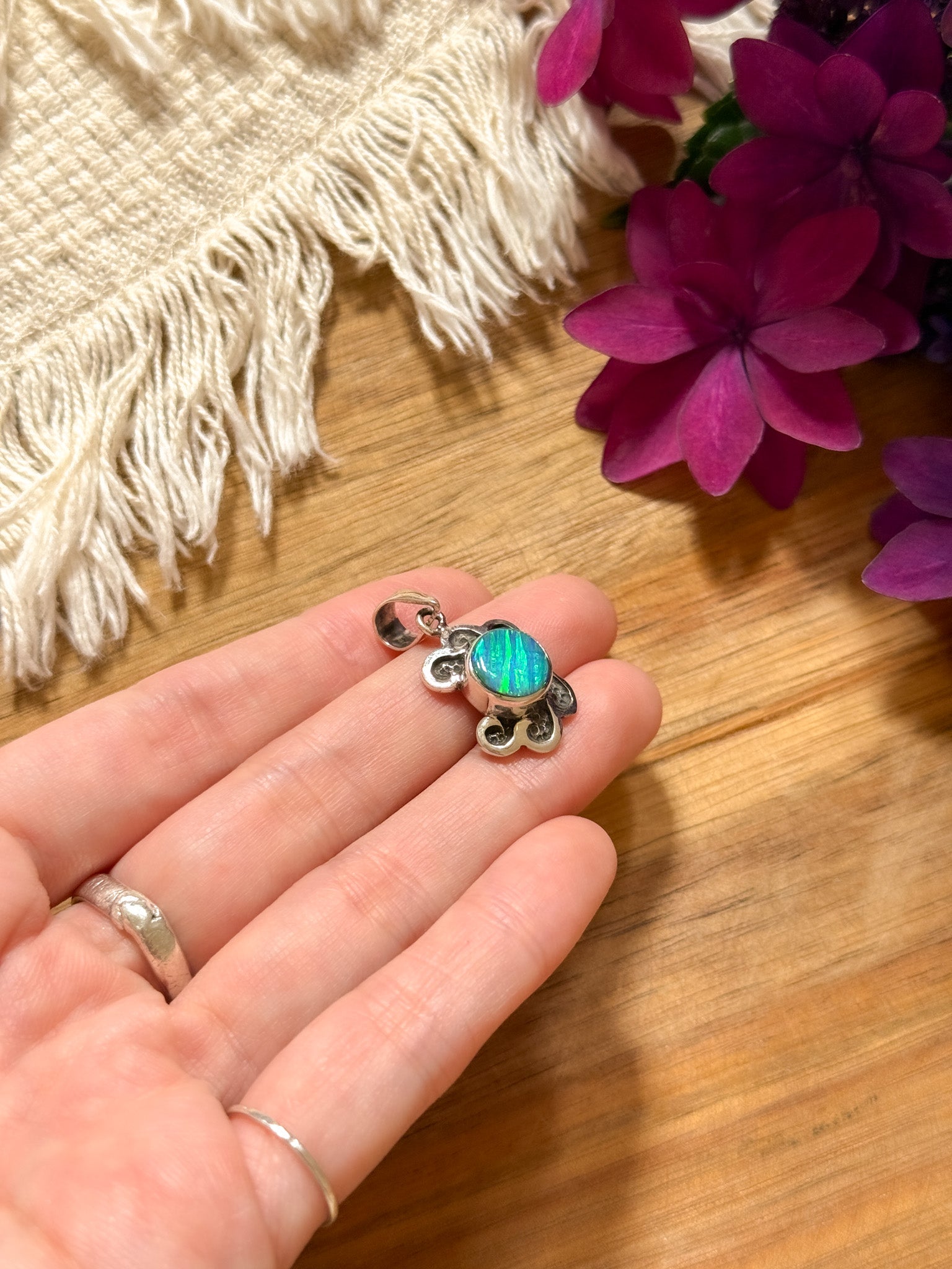 Opal Pendant Top 【Imported】