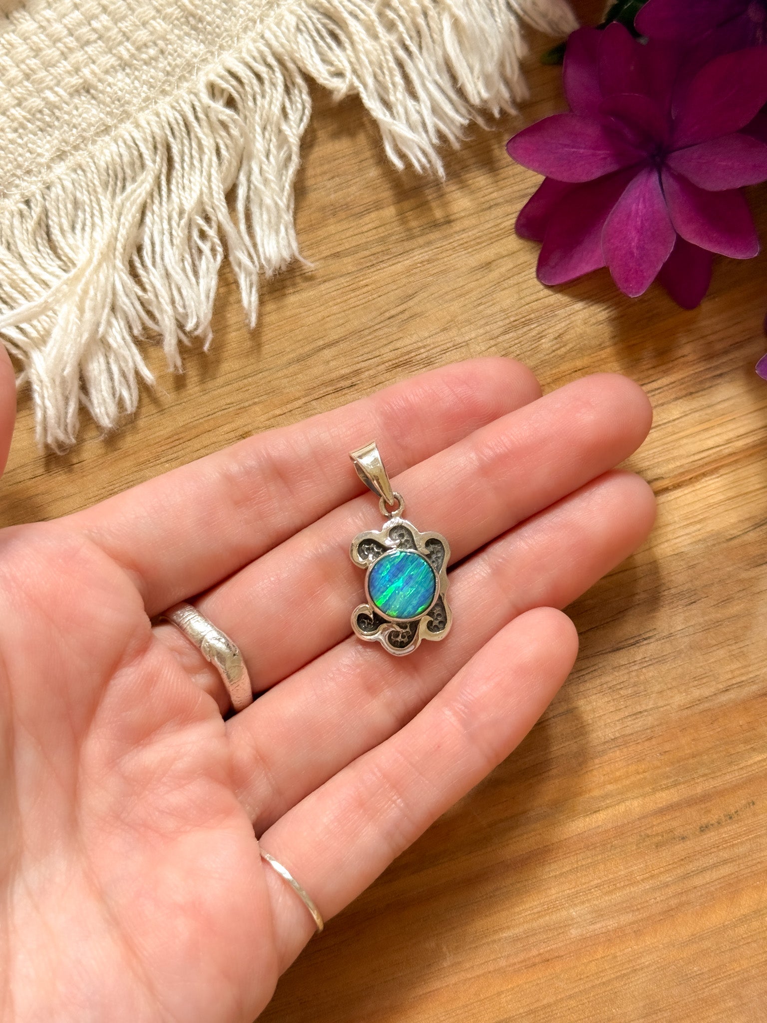 Opal Pendant Top 【Imported】