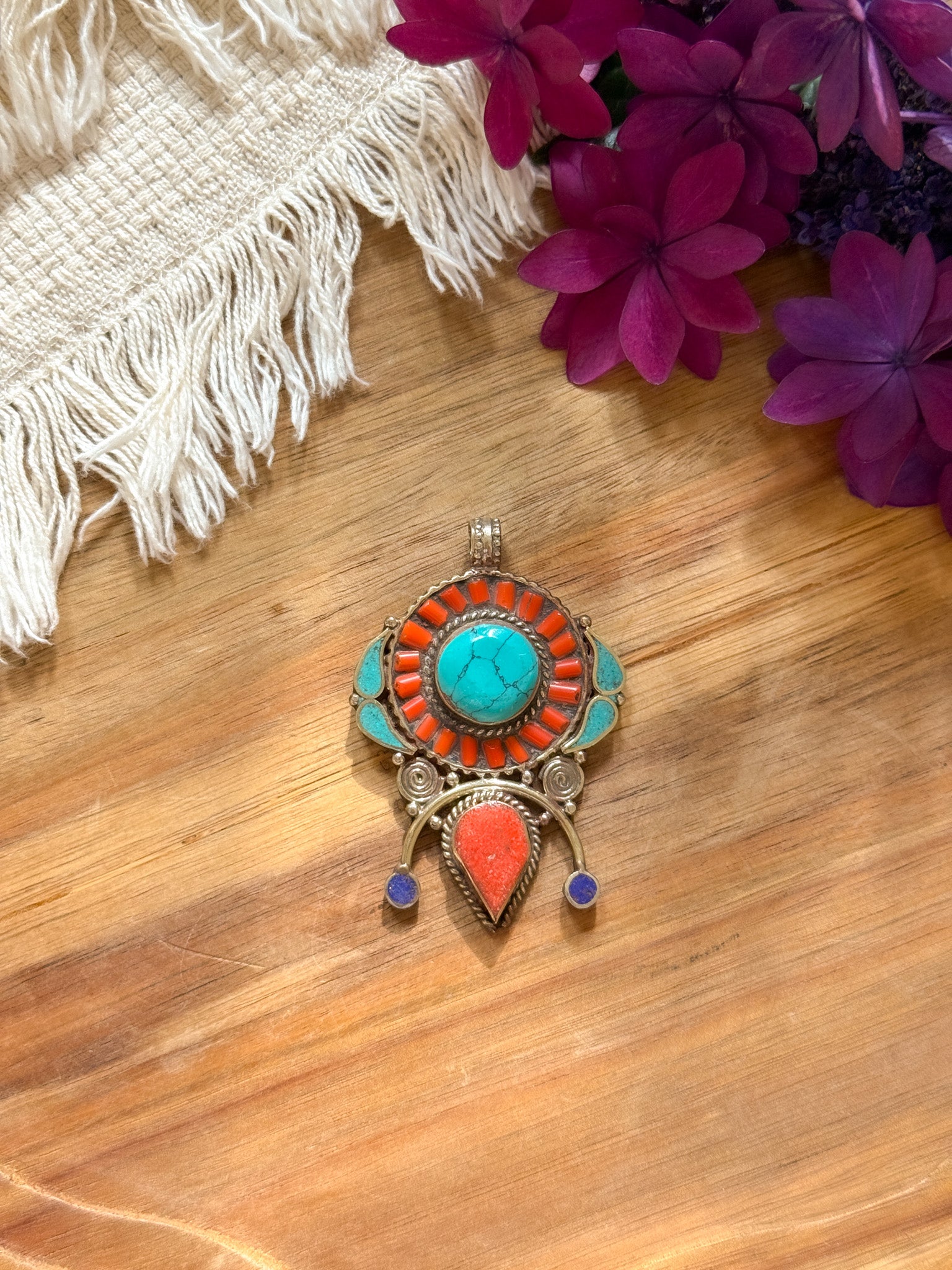 Turquoise Pendant Top 【Imported】