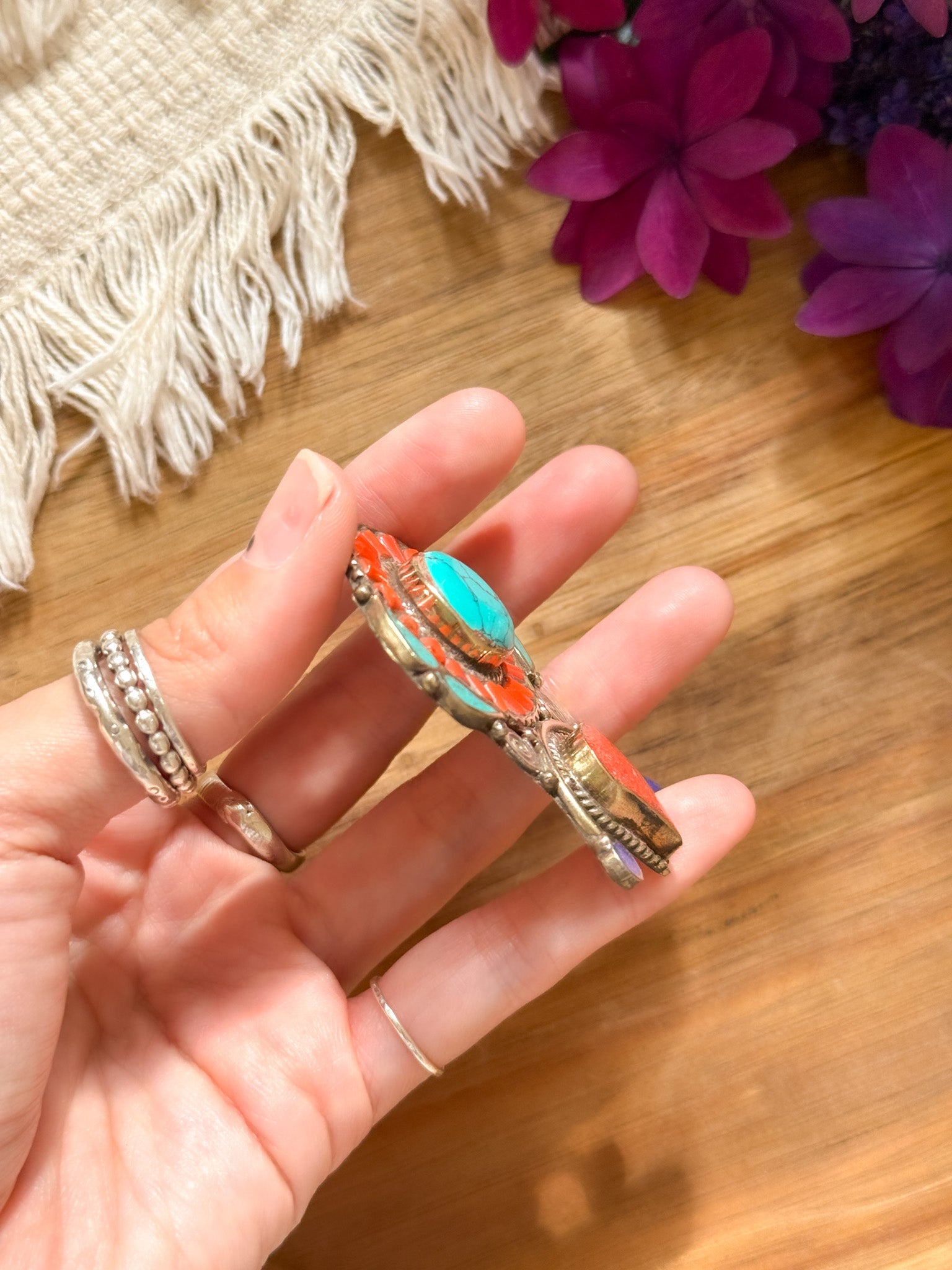 Turquoise Pendant Top 【Imported】