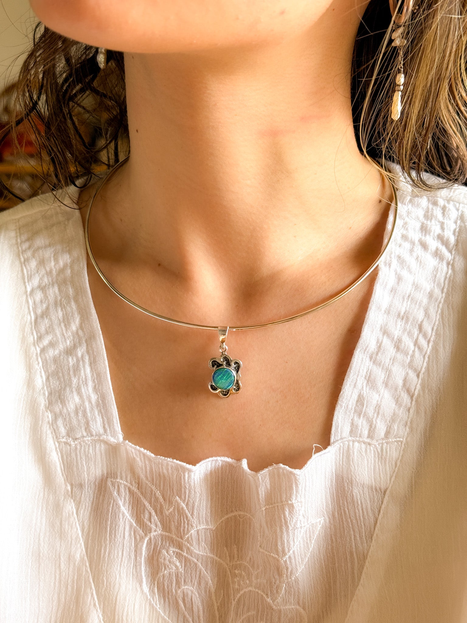 Opal Pendant Top 【Imported】