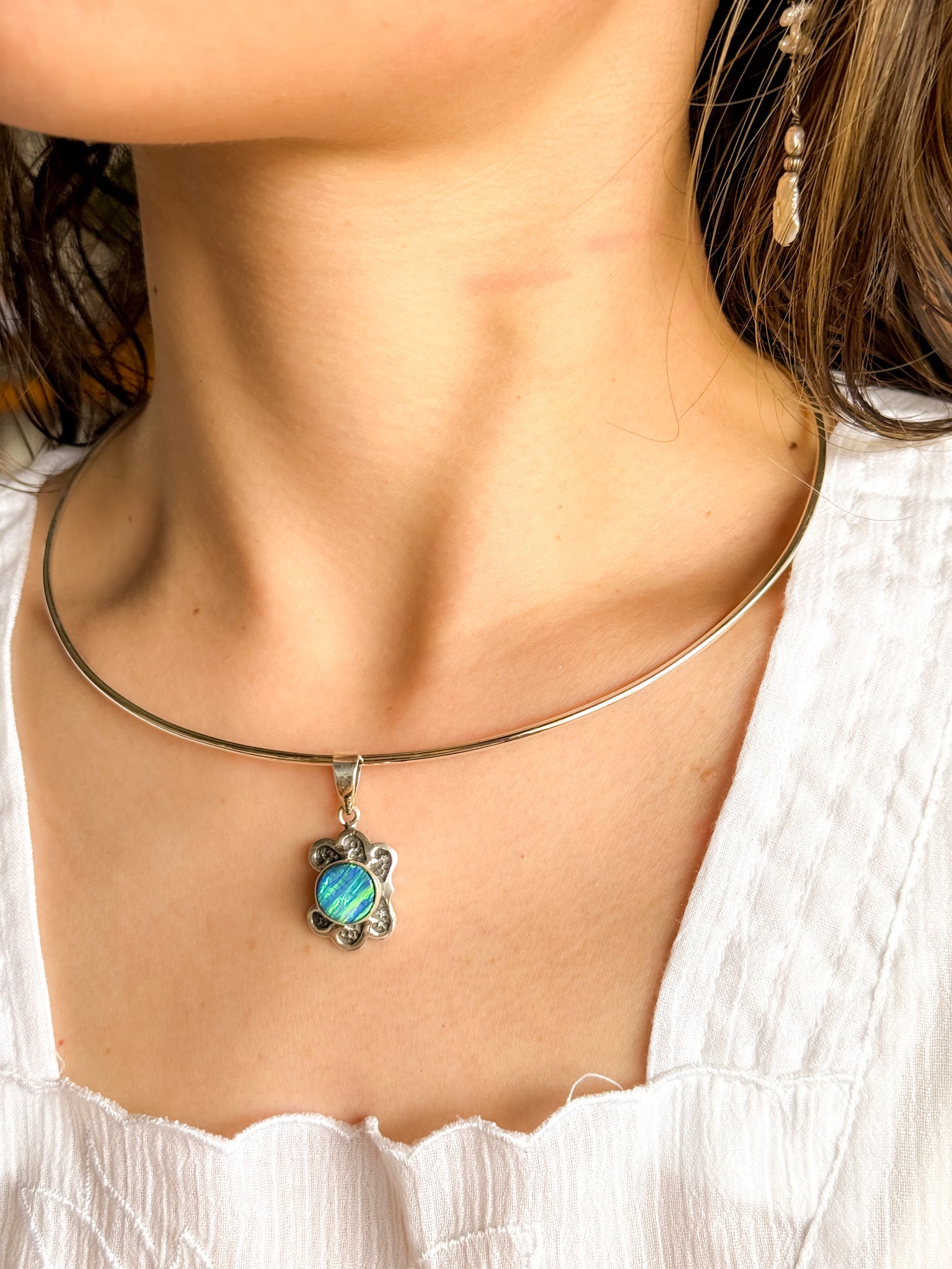 Opal Pendant Top 【Imported】