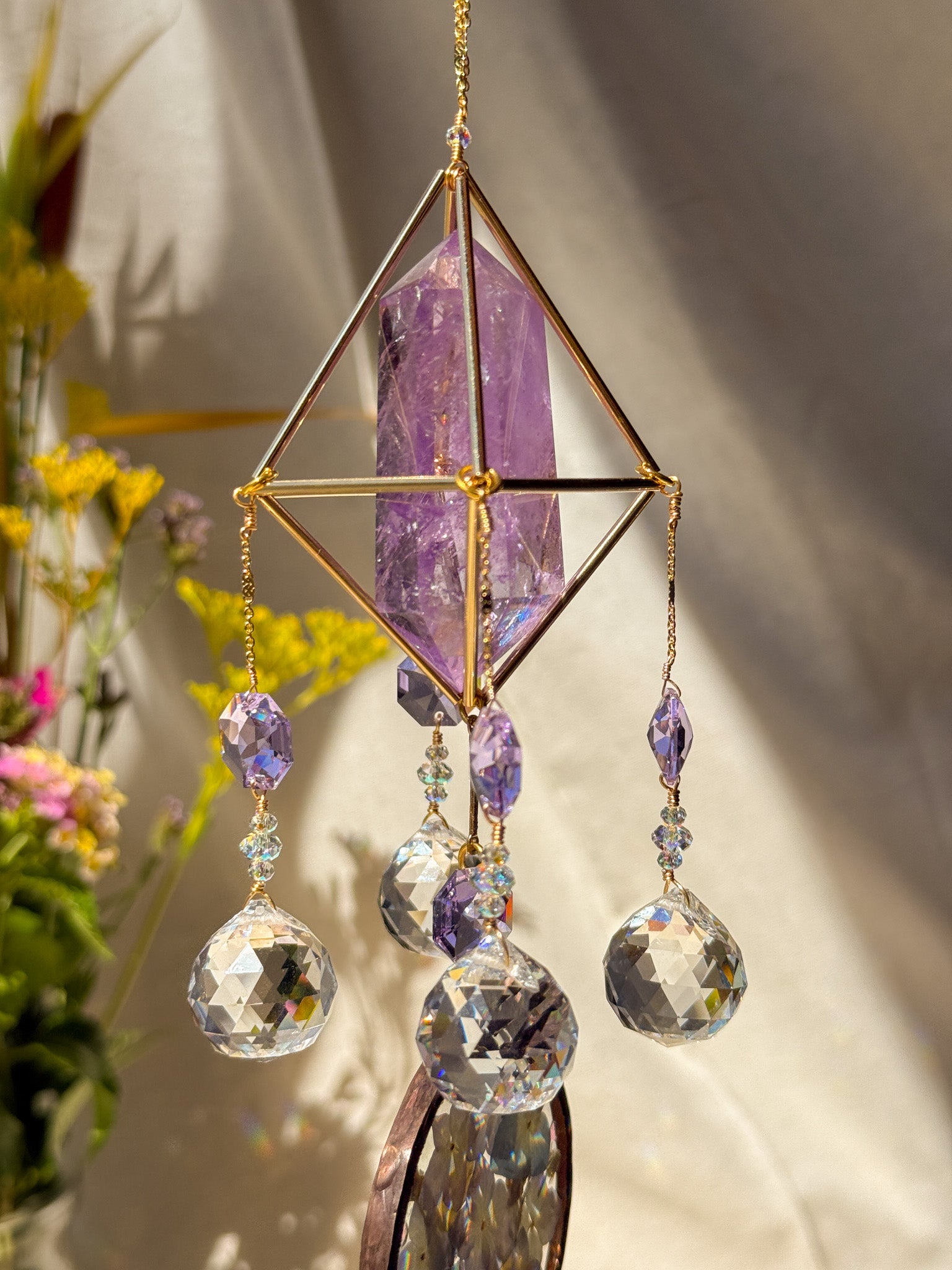 Picnic - Amethyst with hydrangeas