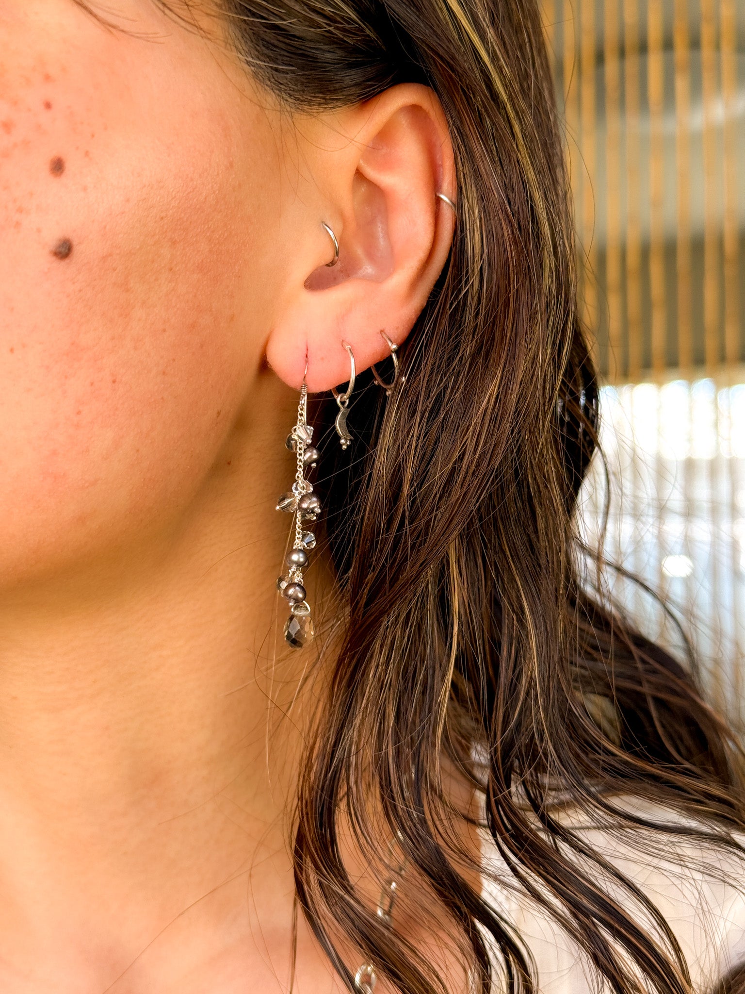 Swarovski Earrings - dark