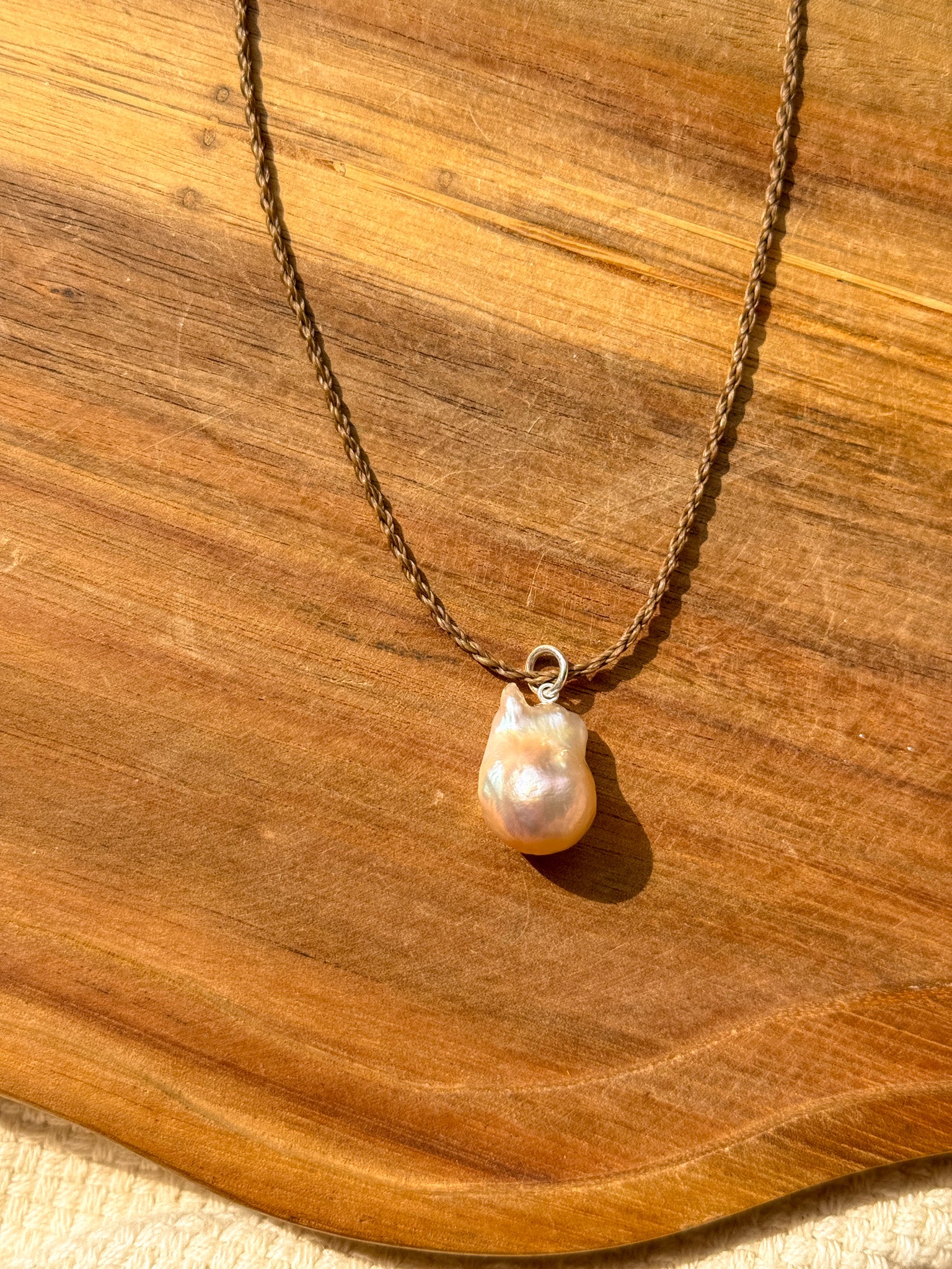 Macrame Choker - Pearl