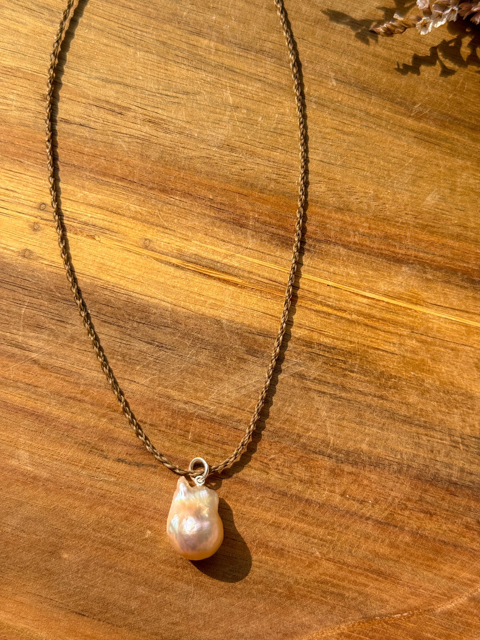 Macrame Choker - Pearl