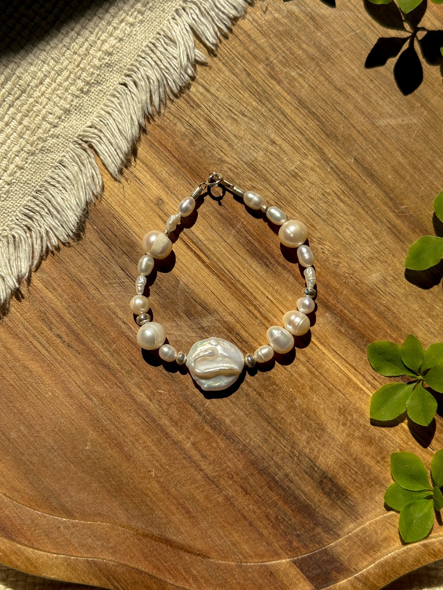 Bracelet - Pearl and Karen Silver