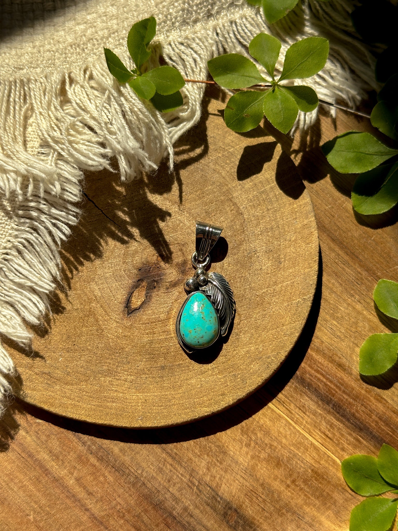 Turquoise Pendant Top 【Imported】