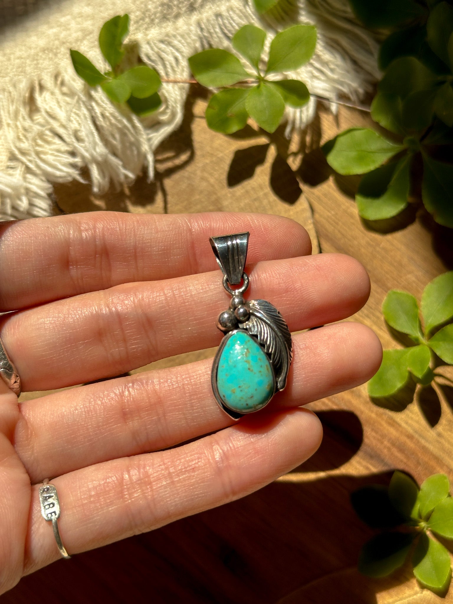 Turquoise Pendant Top 【Imported】