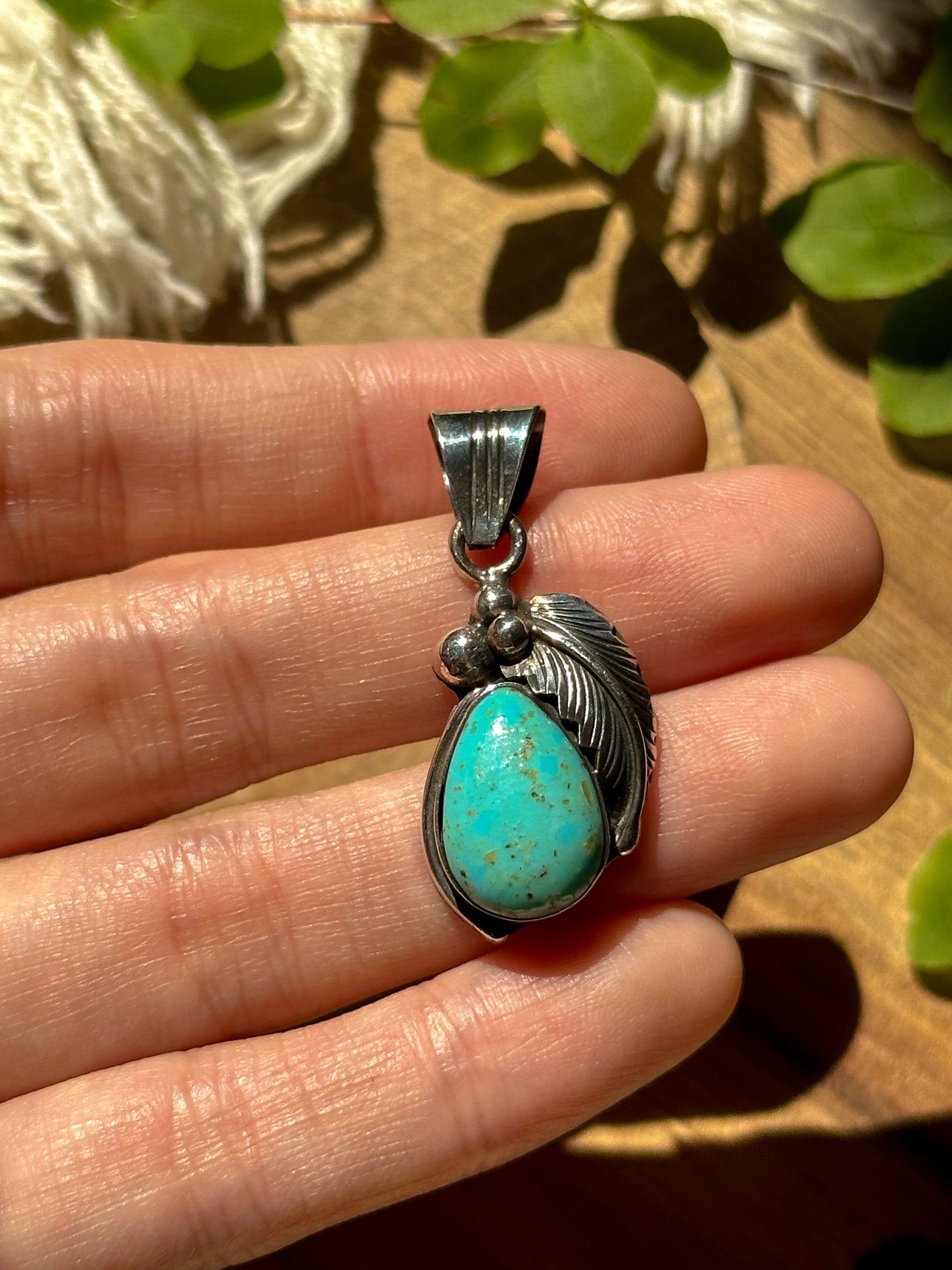 Turquoise Pendant Top 【Imported】