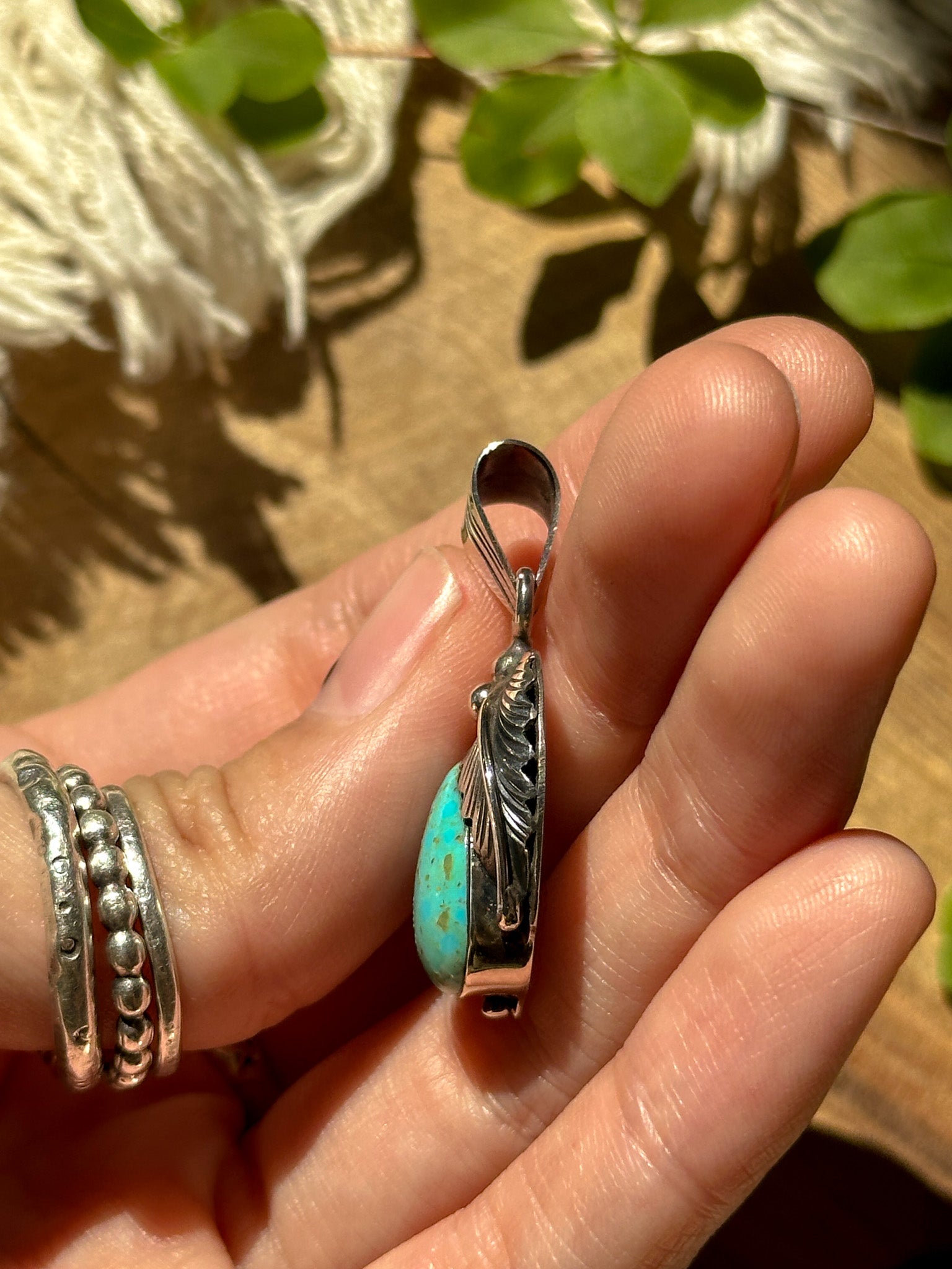 Turquoise Pendant Top 【Imported】