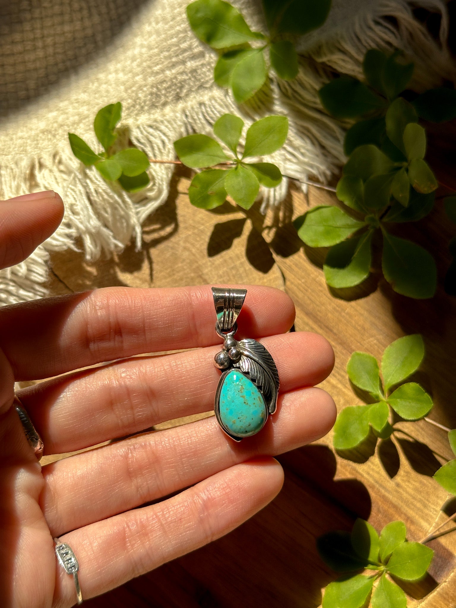 Turquoise Pendant Top 【Imported】