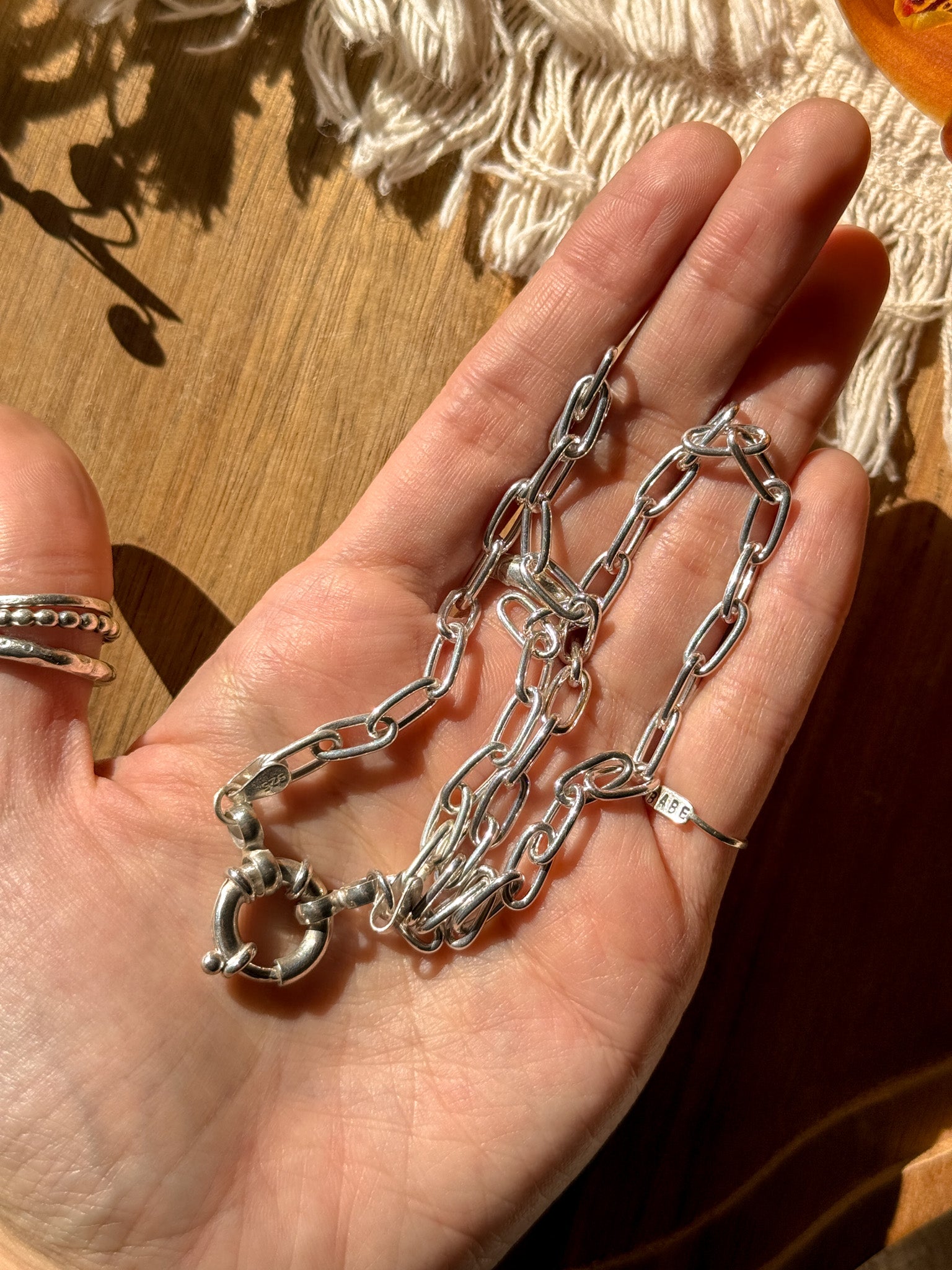 Chanky Chain Necklace (No Pendant top)