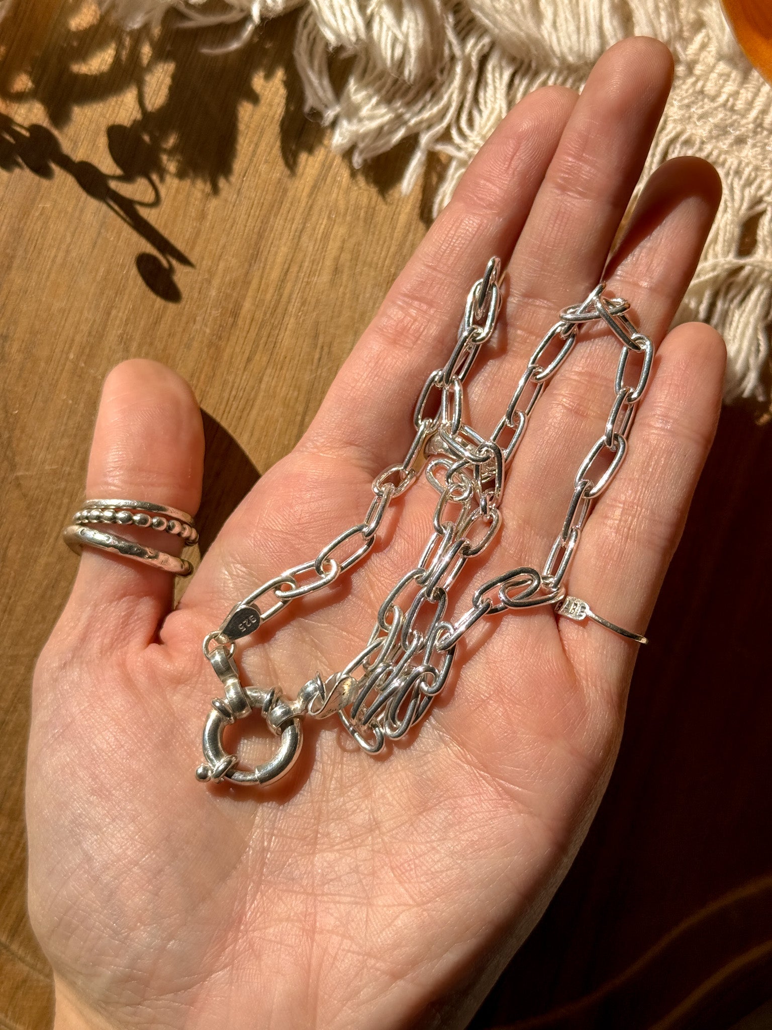 Chanky Chain Necklace (No Pendant top)