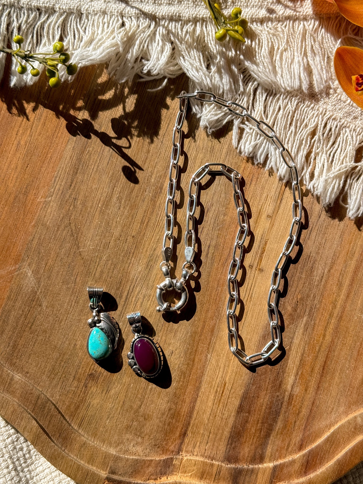 Chanky Chain Necklace (No Pendant top)