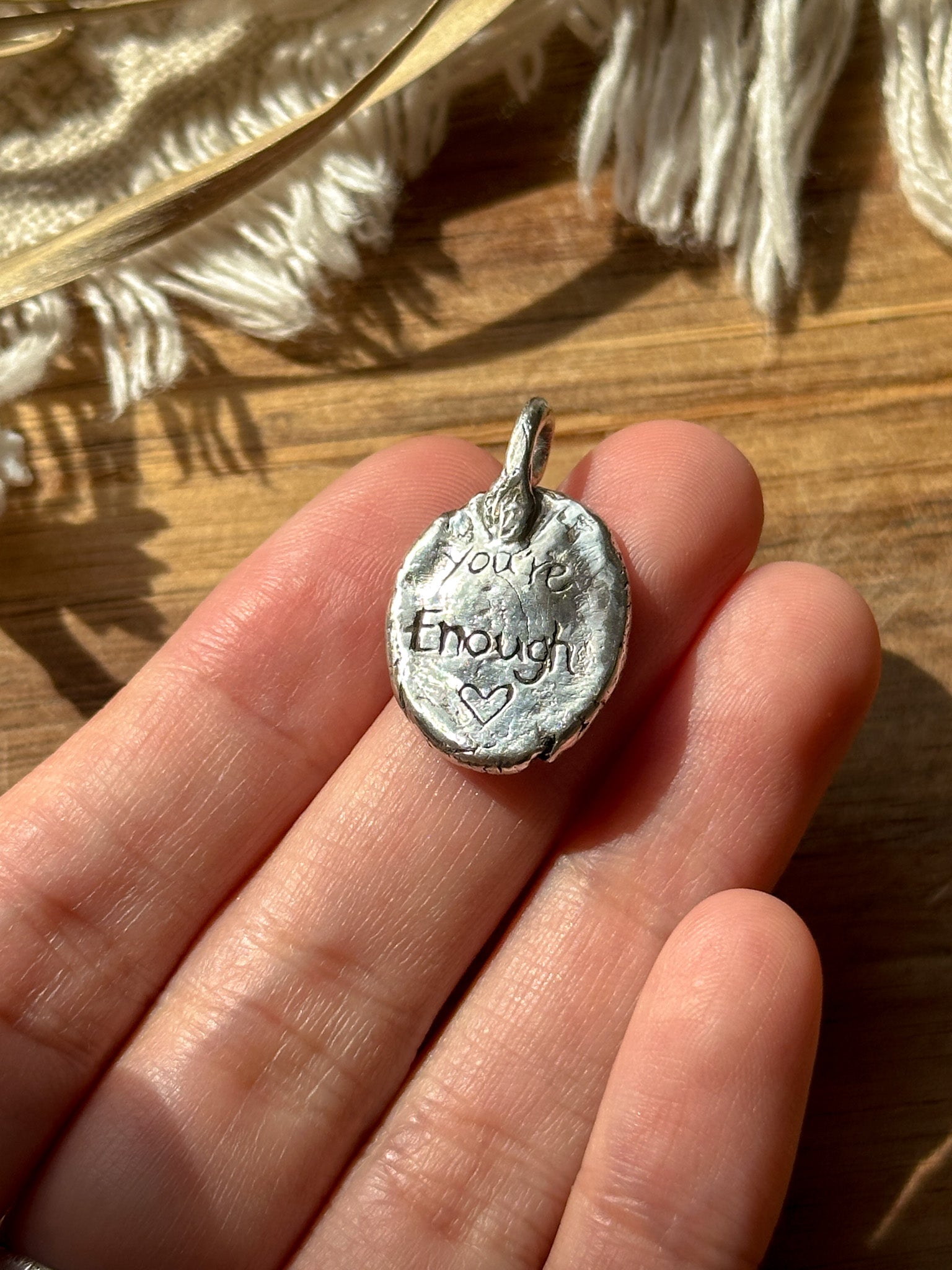 Lucky Coin Pendant top