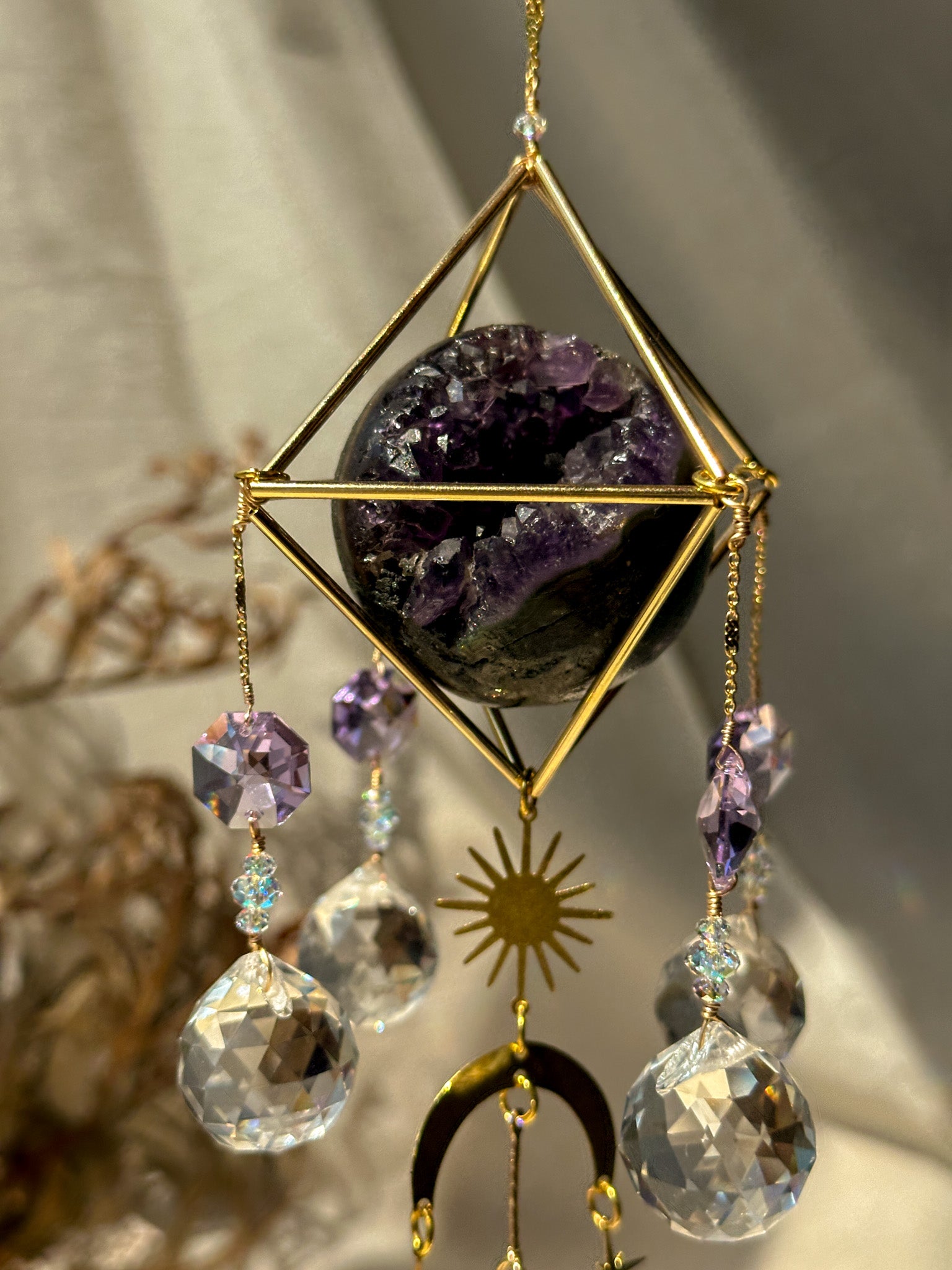 Under the SUN - Amethyst Cluster (Smily)