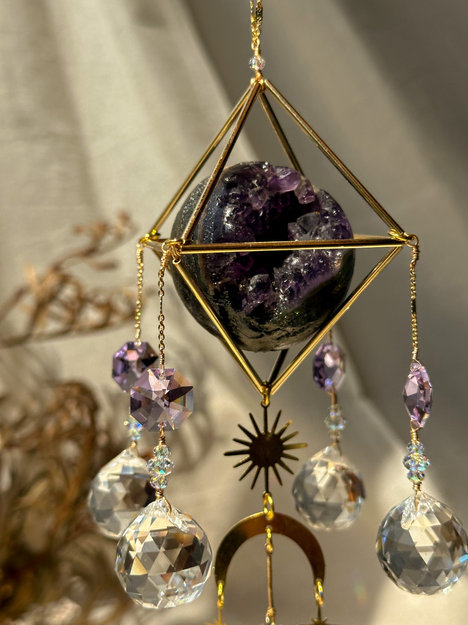 Under the SUN - Amethyst Cluster (Smily)