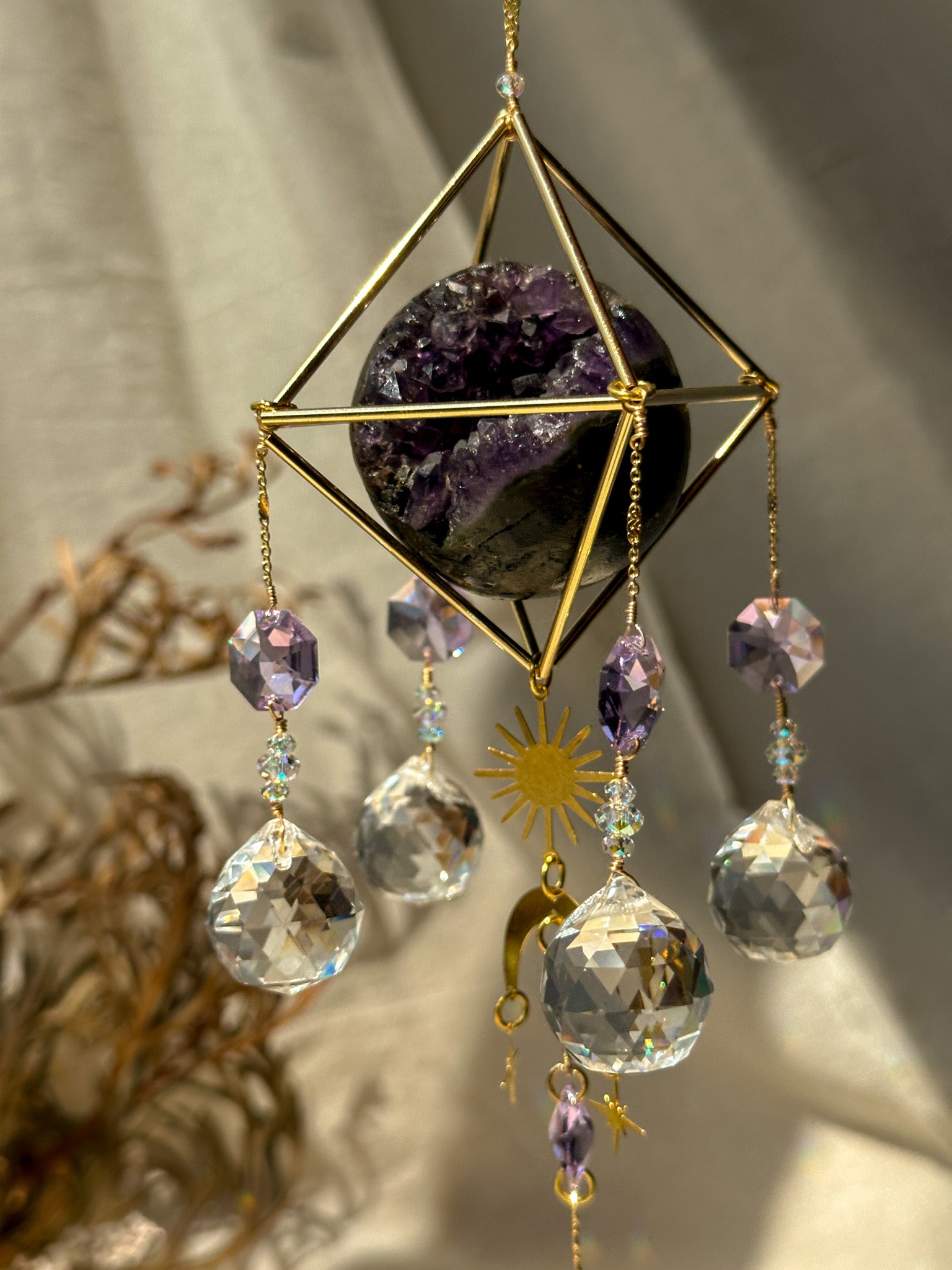 Under the SUN - Amethyst Cluster (Smily)