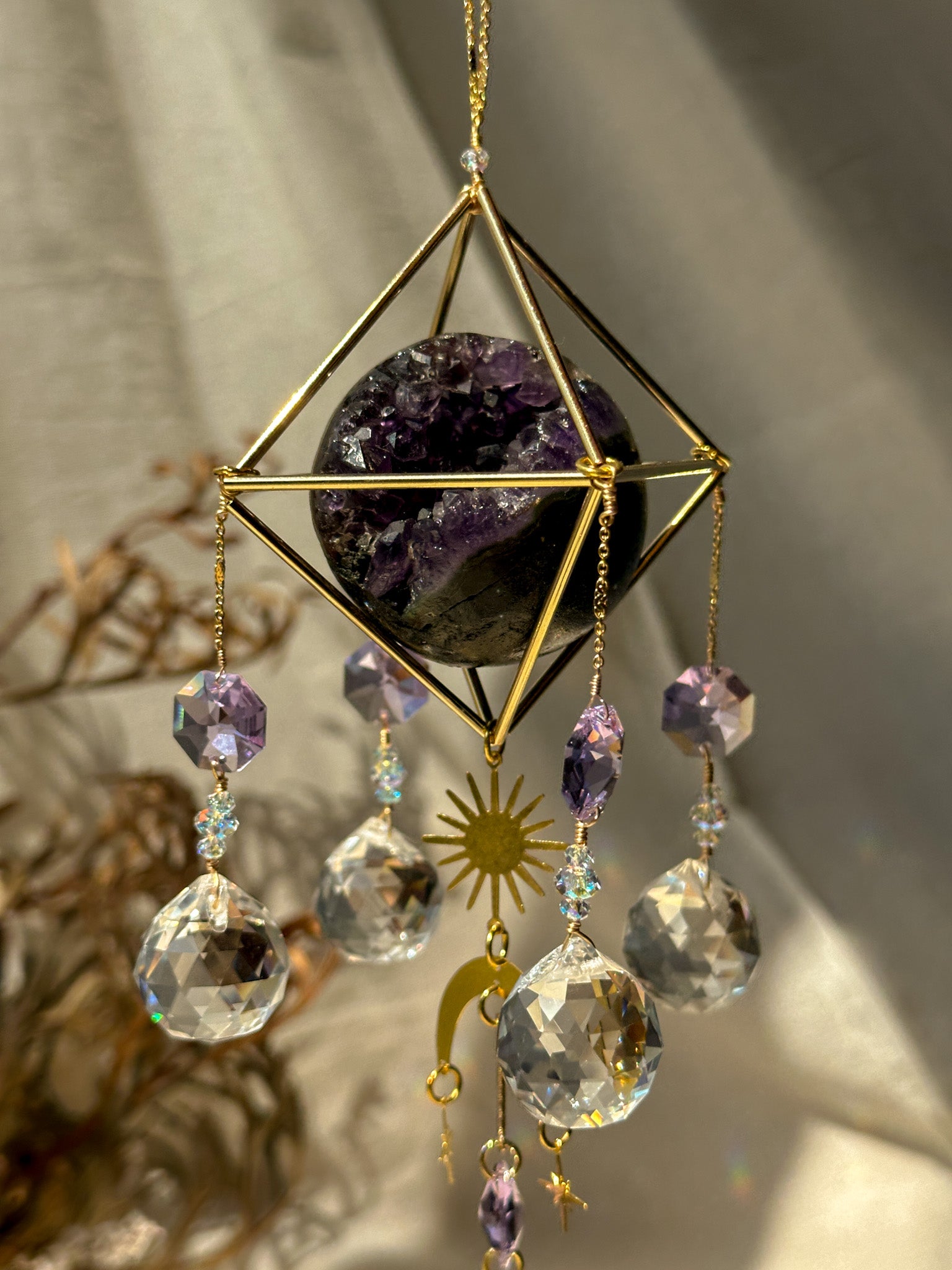 Under the SUN - Amethyst Cluster (Smily)