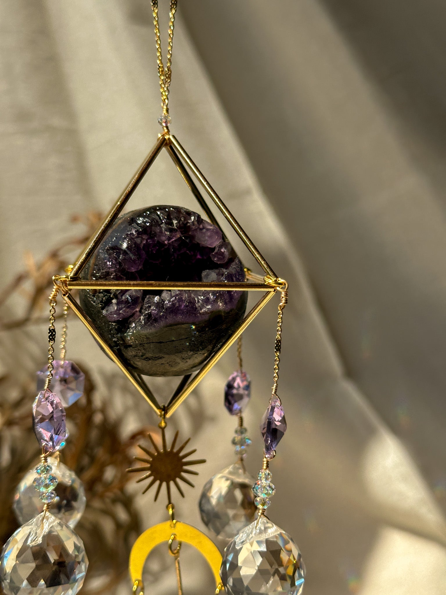 Under the SUN - Amethyst Cluster (Smily)