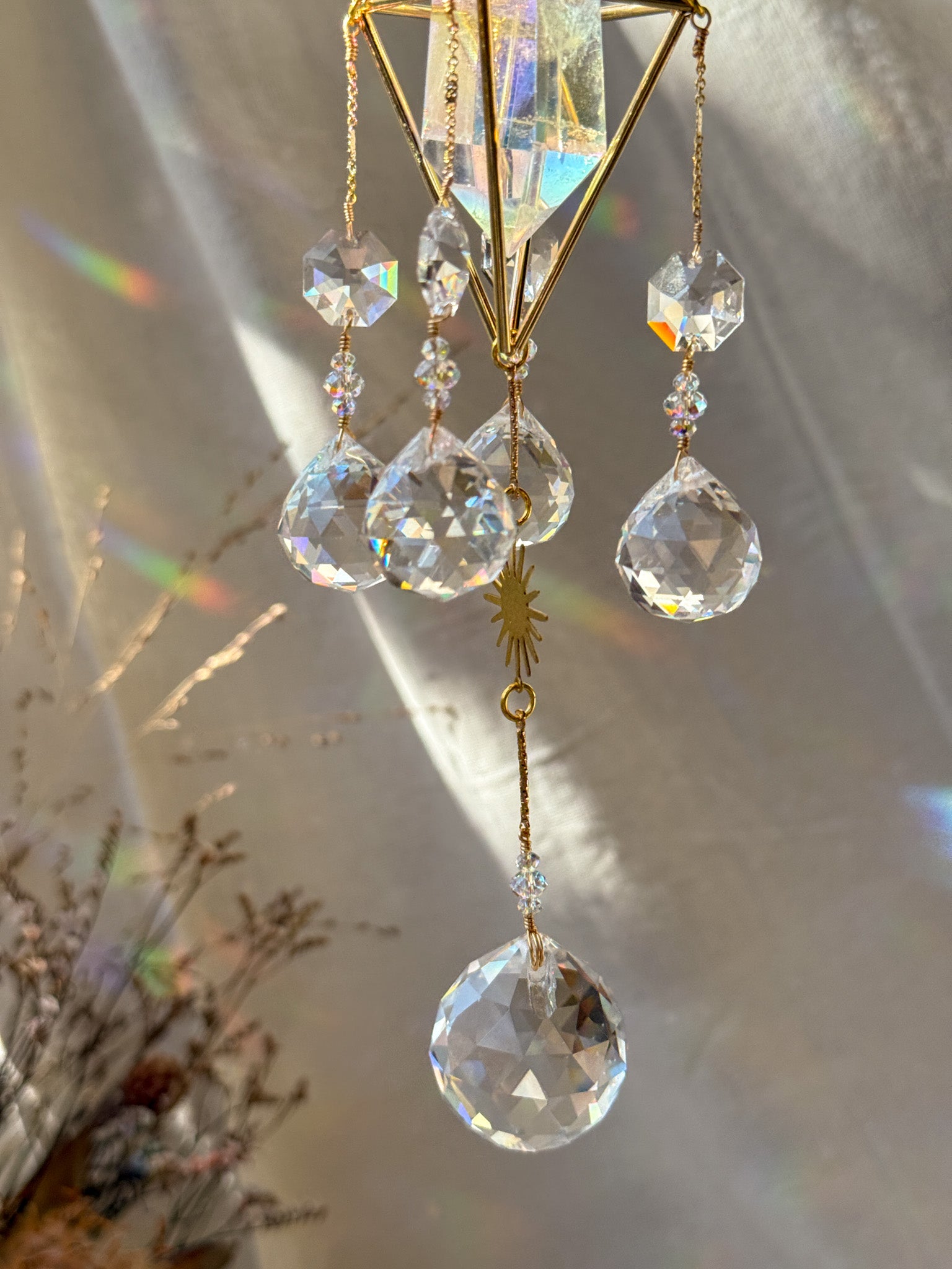 lil sun - Rainbow Aura Quartz