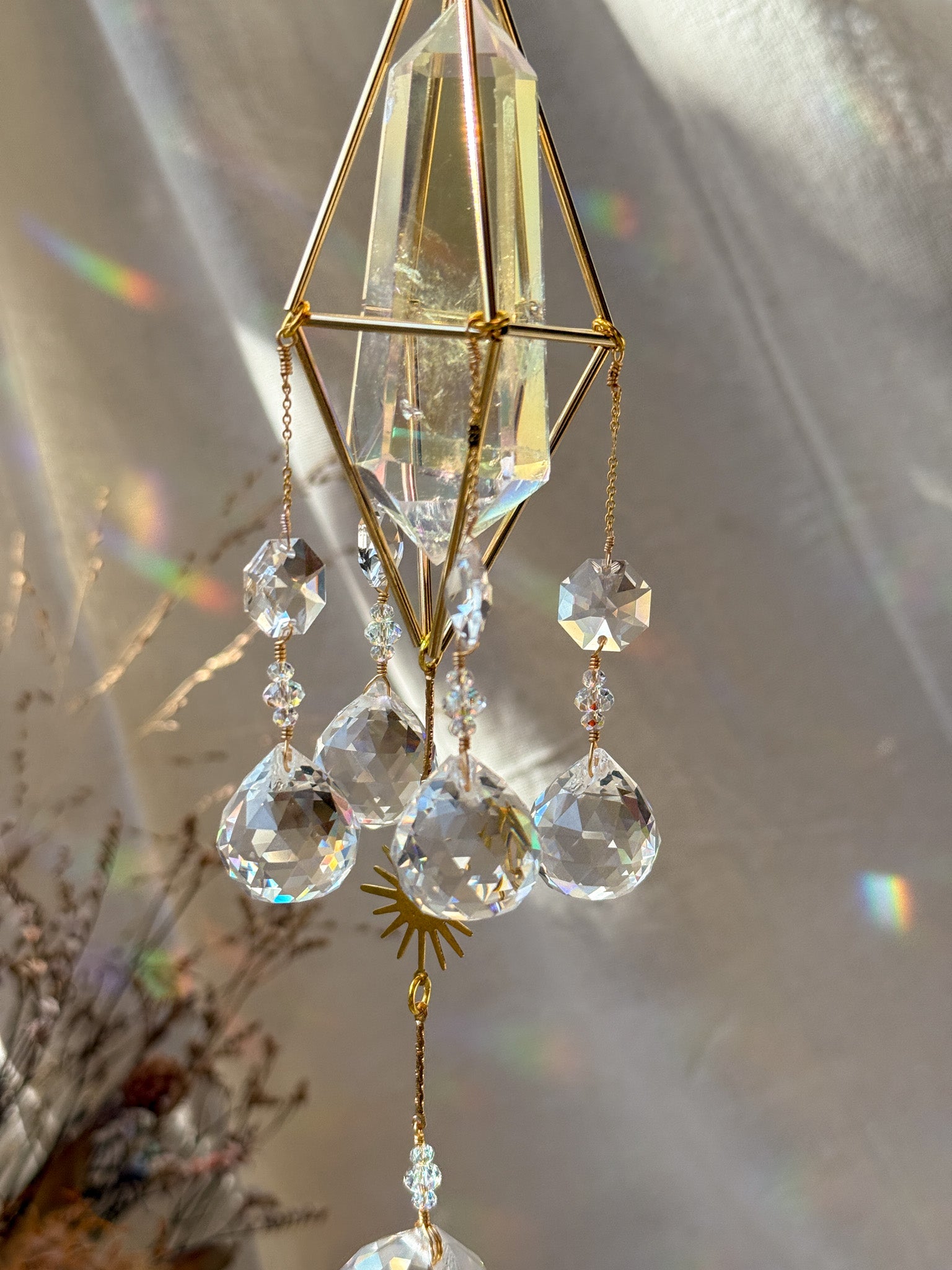 lil sun - Rainbow Aura Quartz