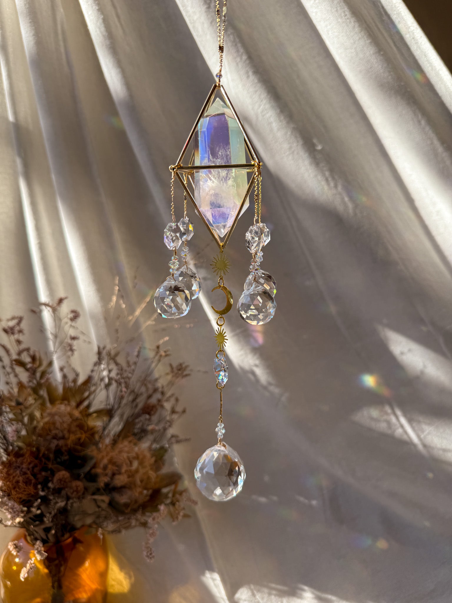 little Sunshine - Rainbow Aura Quartz A