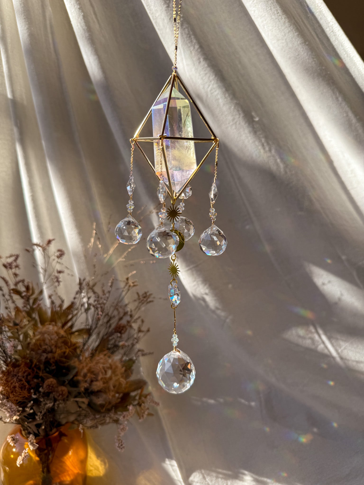 little Sunshine - Rainbow Aura Quartz A