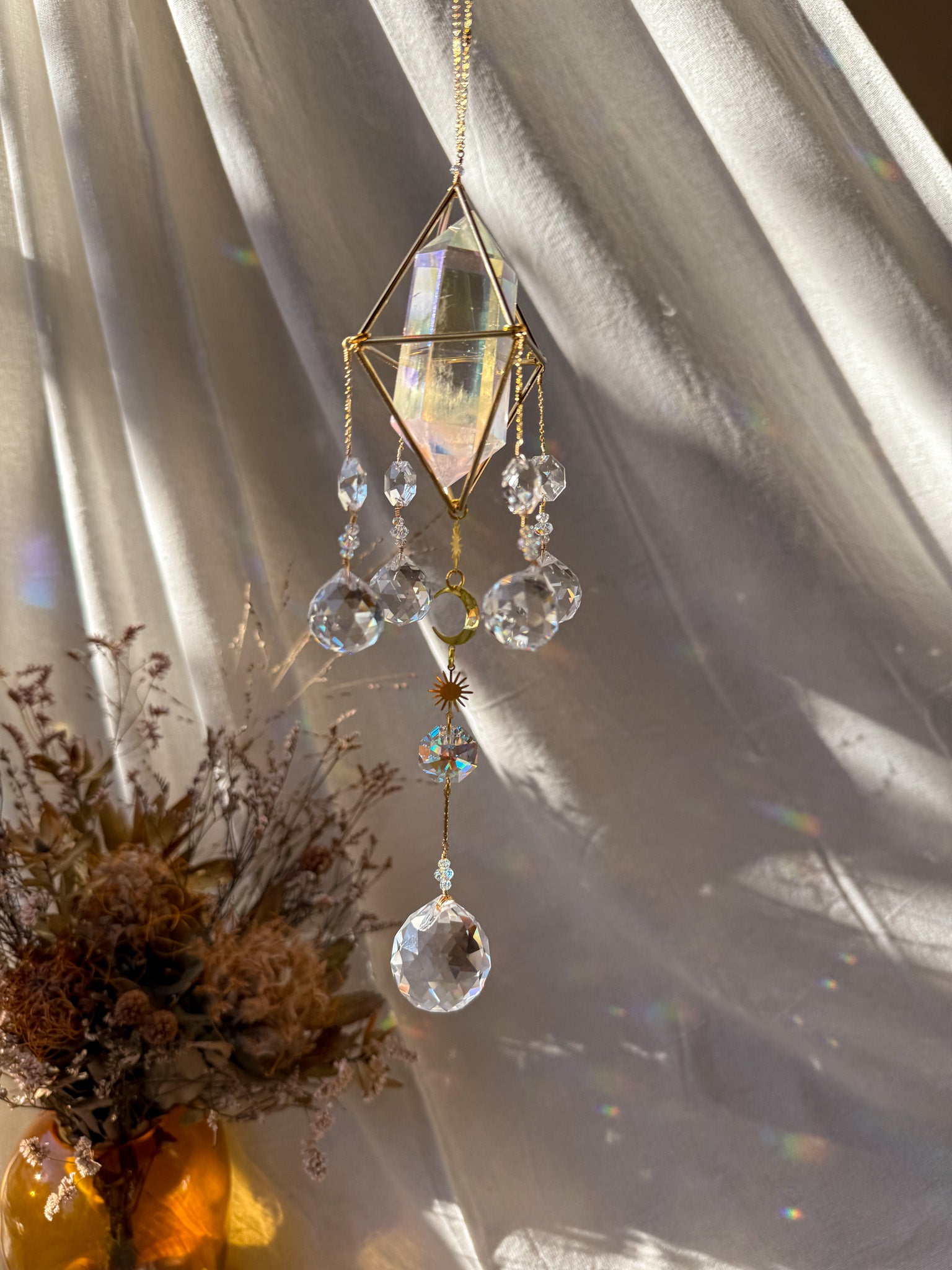 little Sunshine - Rainbow Aura Quartz A