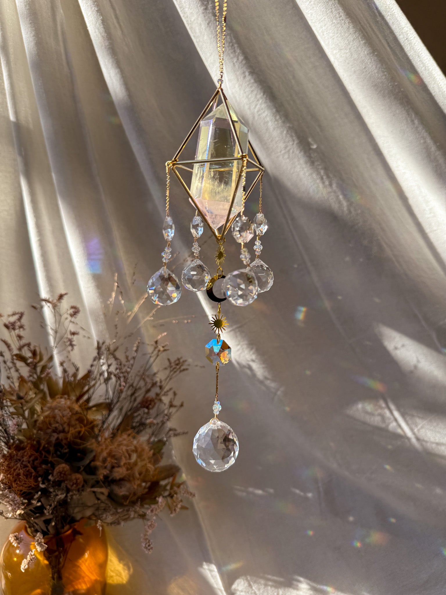 little Sunshine - Rainbow Aura Quartz A