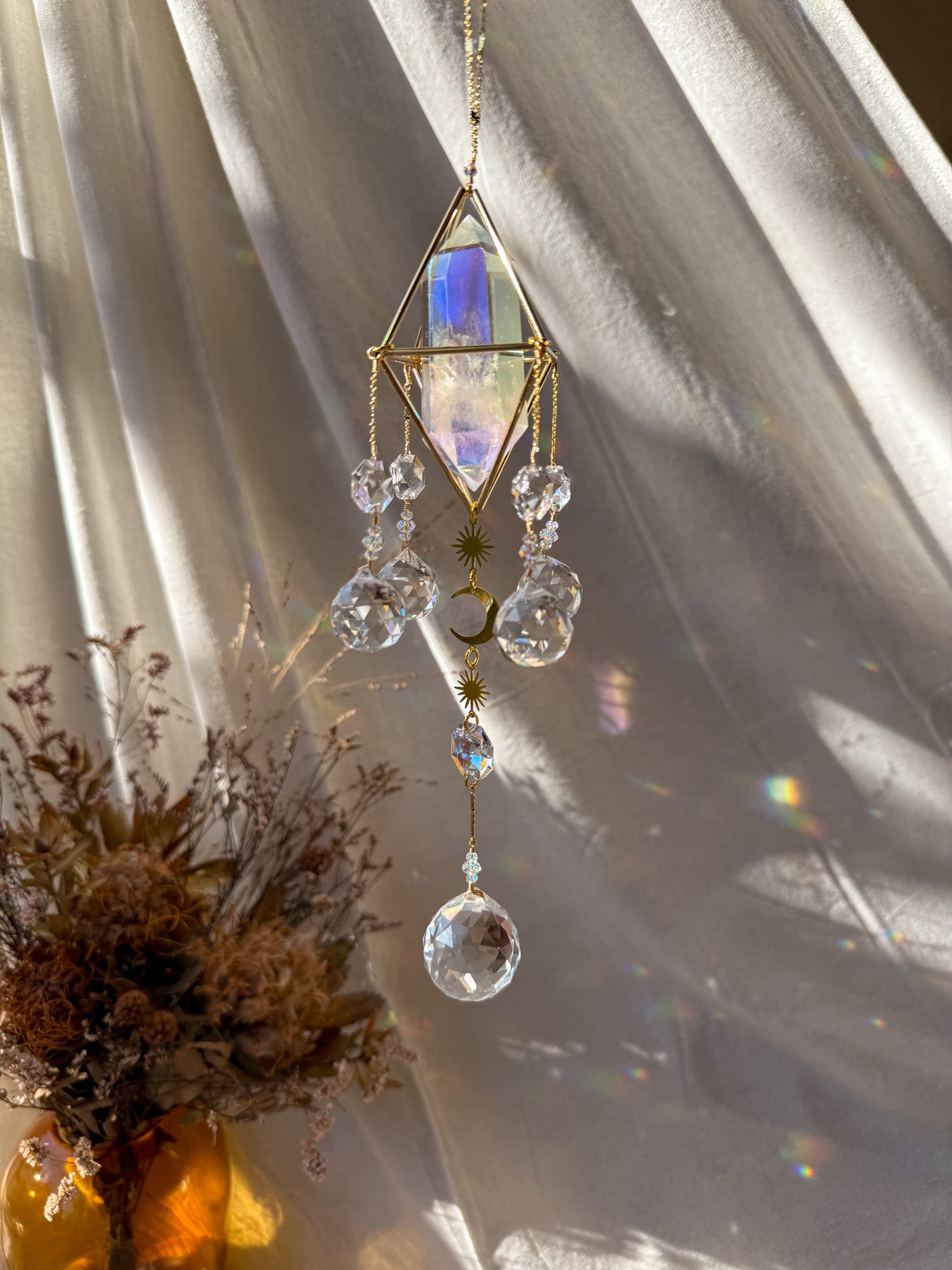 little Sunshine - Rainbow Aura Quartz A