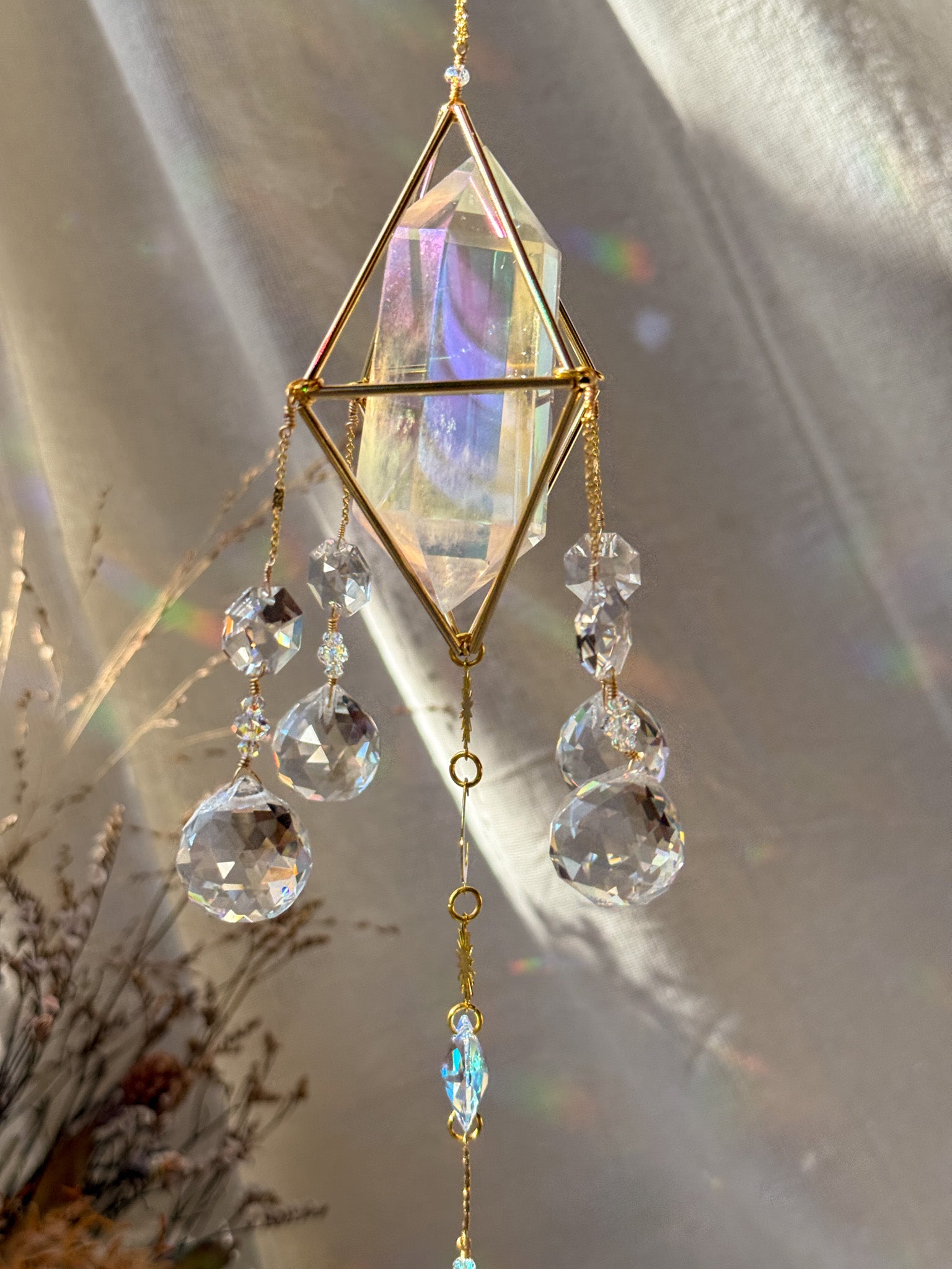 little Sunshine - Rainbow Aura Quartz A