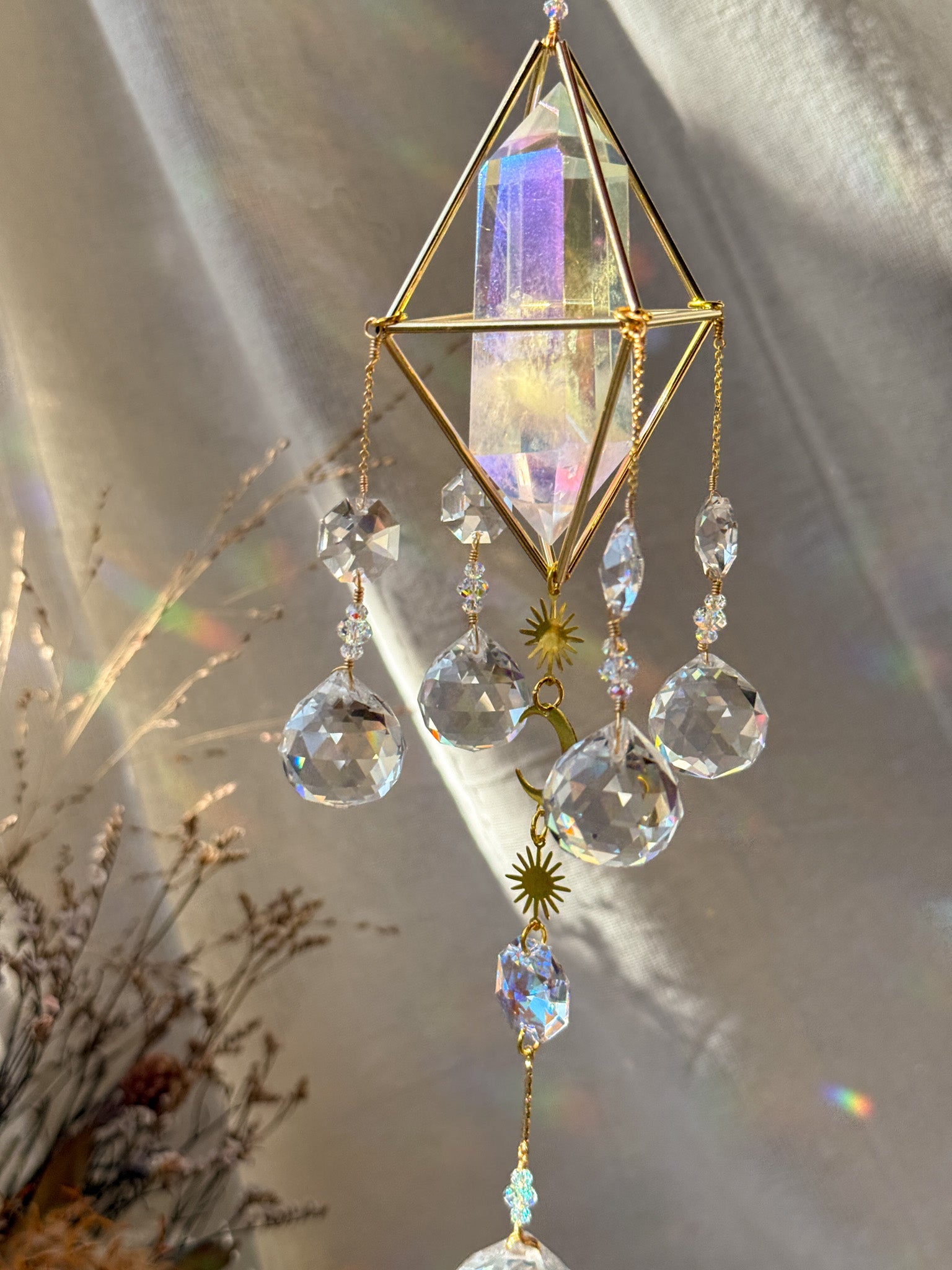 little Sunshine - Rainbow Aura Quartz A