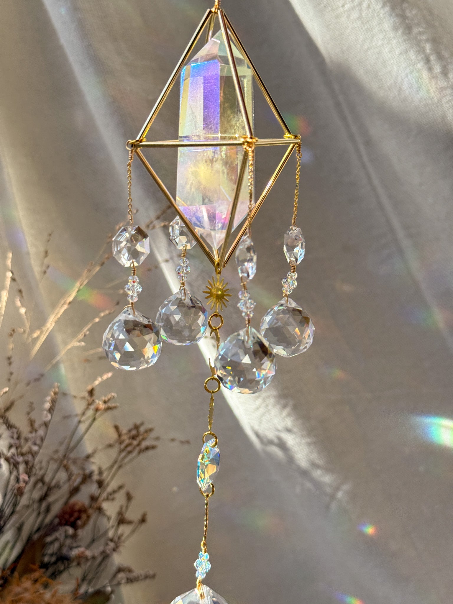 little Sunshine - Rainbow Aura Quartz A