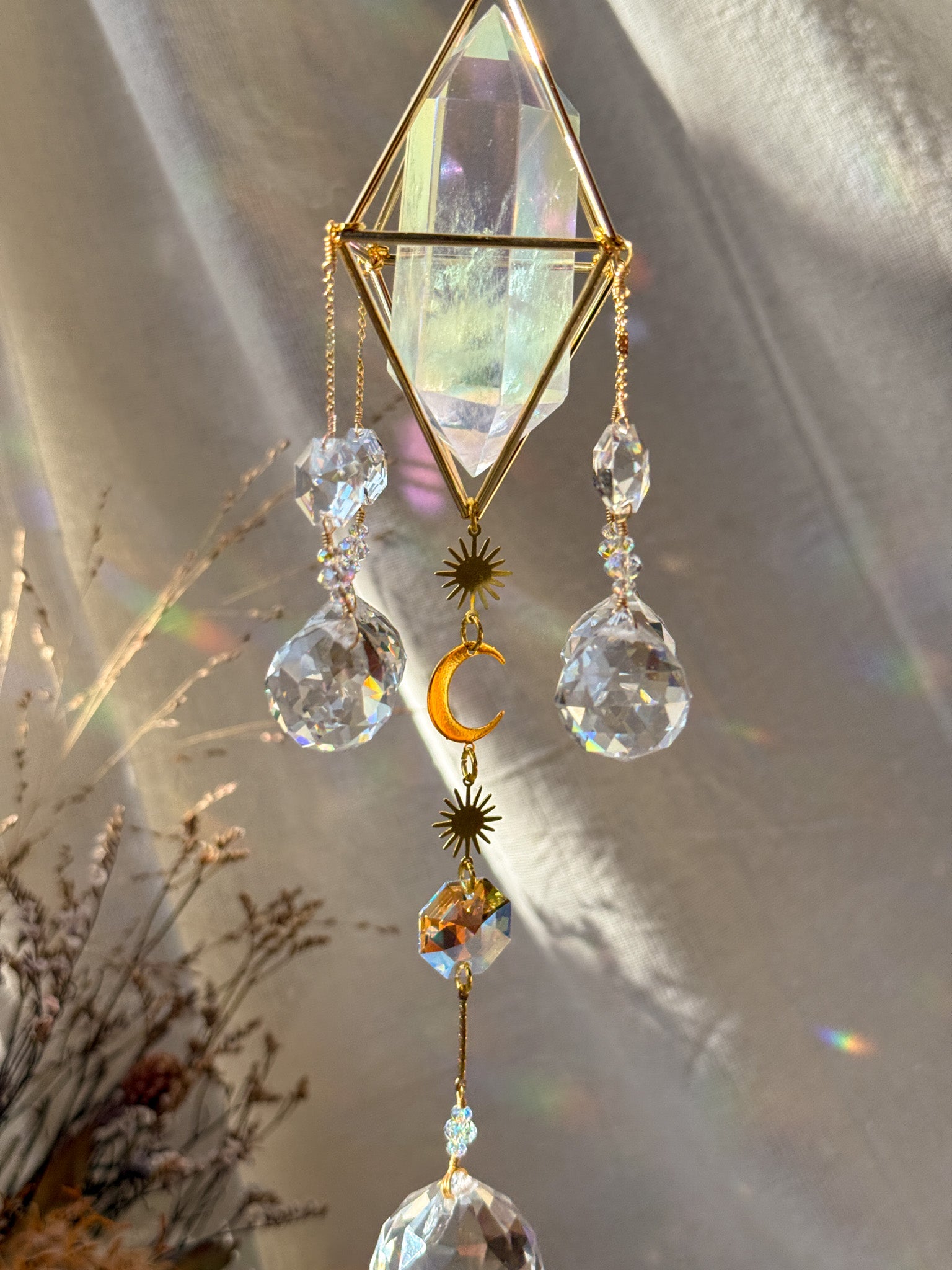 little Sunshine - Rainbow Aura Quartz A