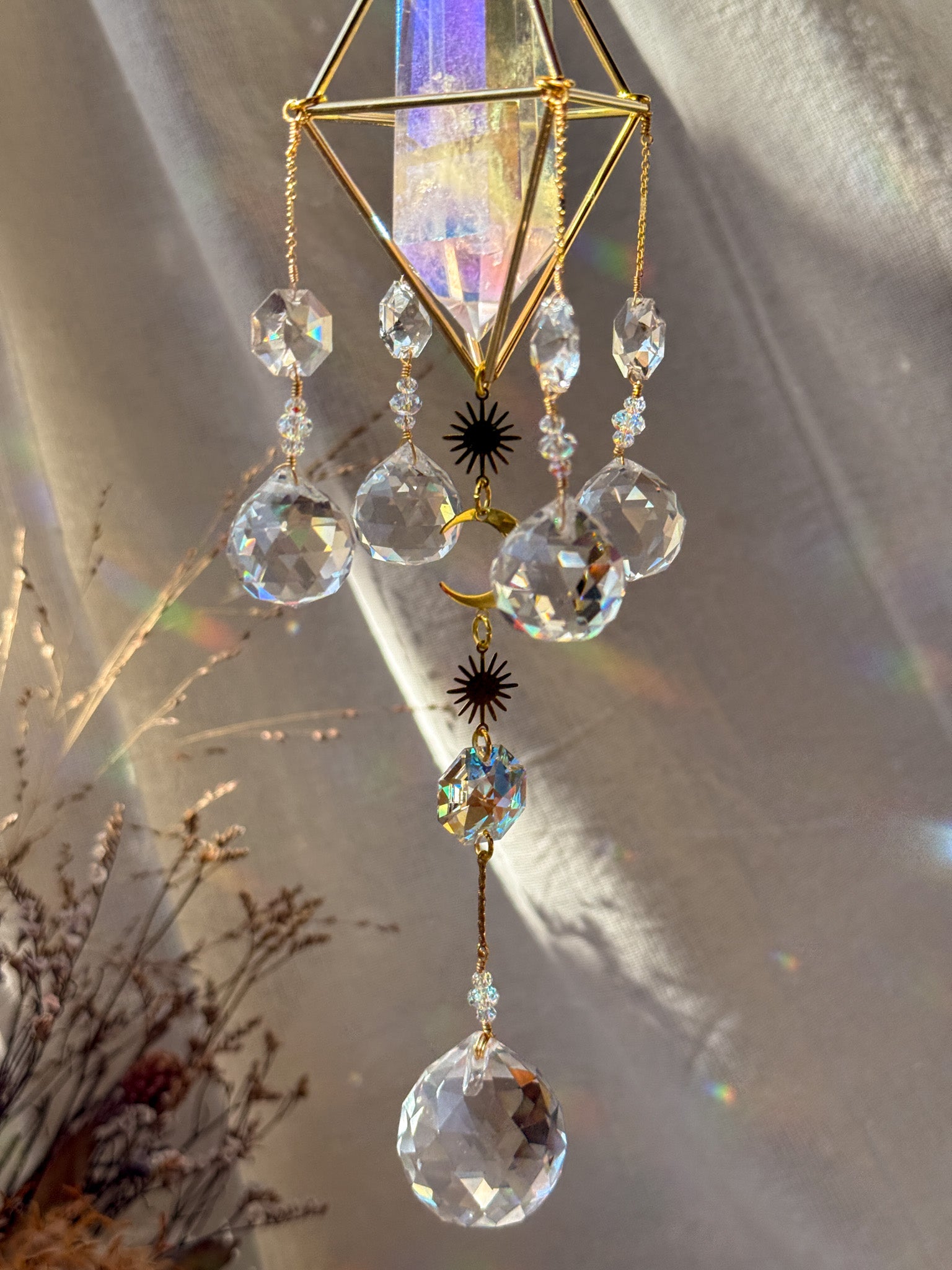 little Sunshine - Rainbow Aura Quartz A