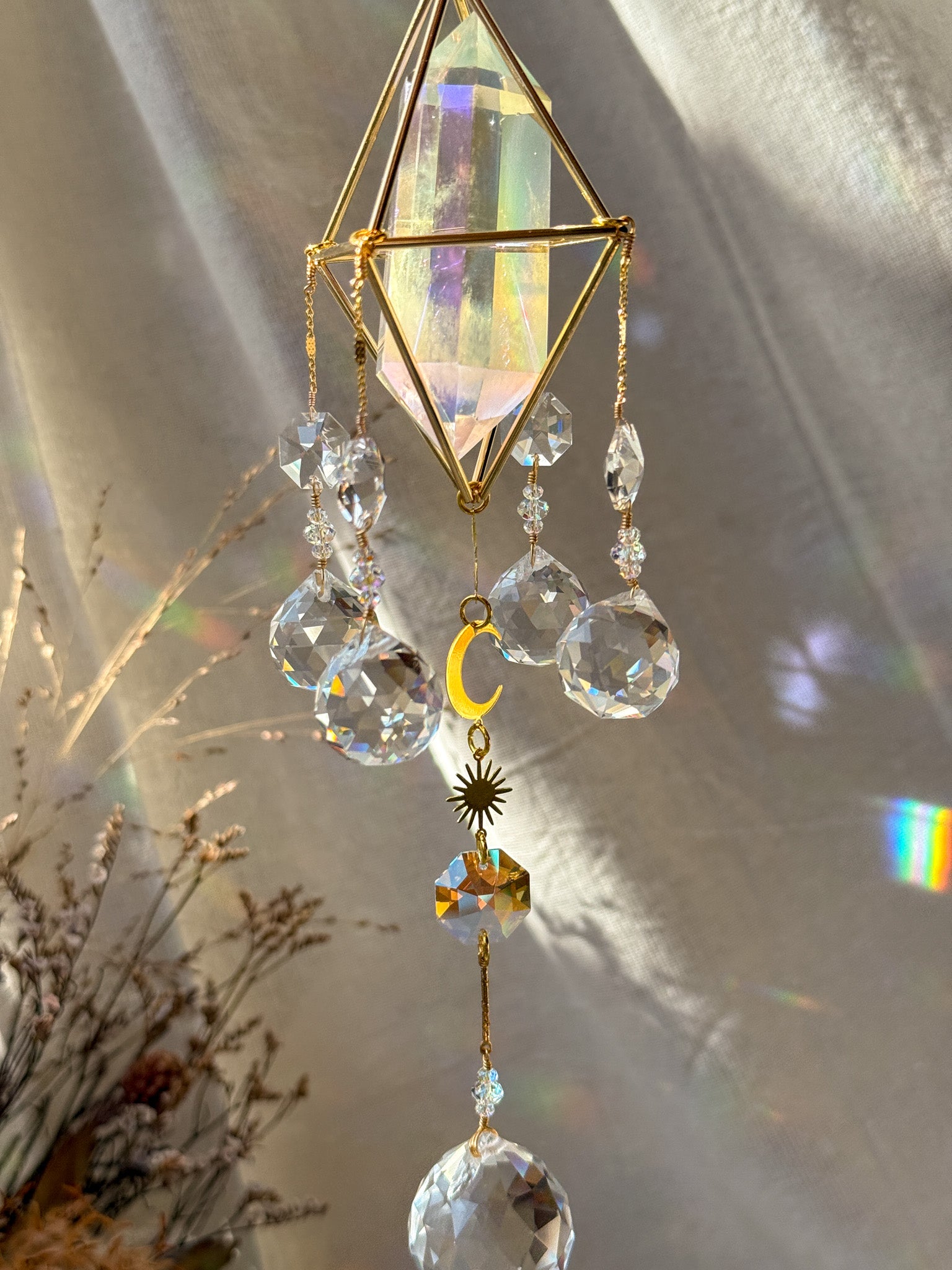 little Sunshine - Rainbow Aura Quartz A