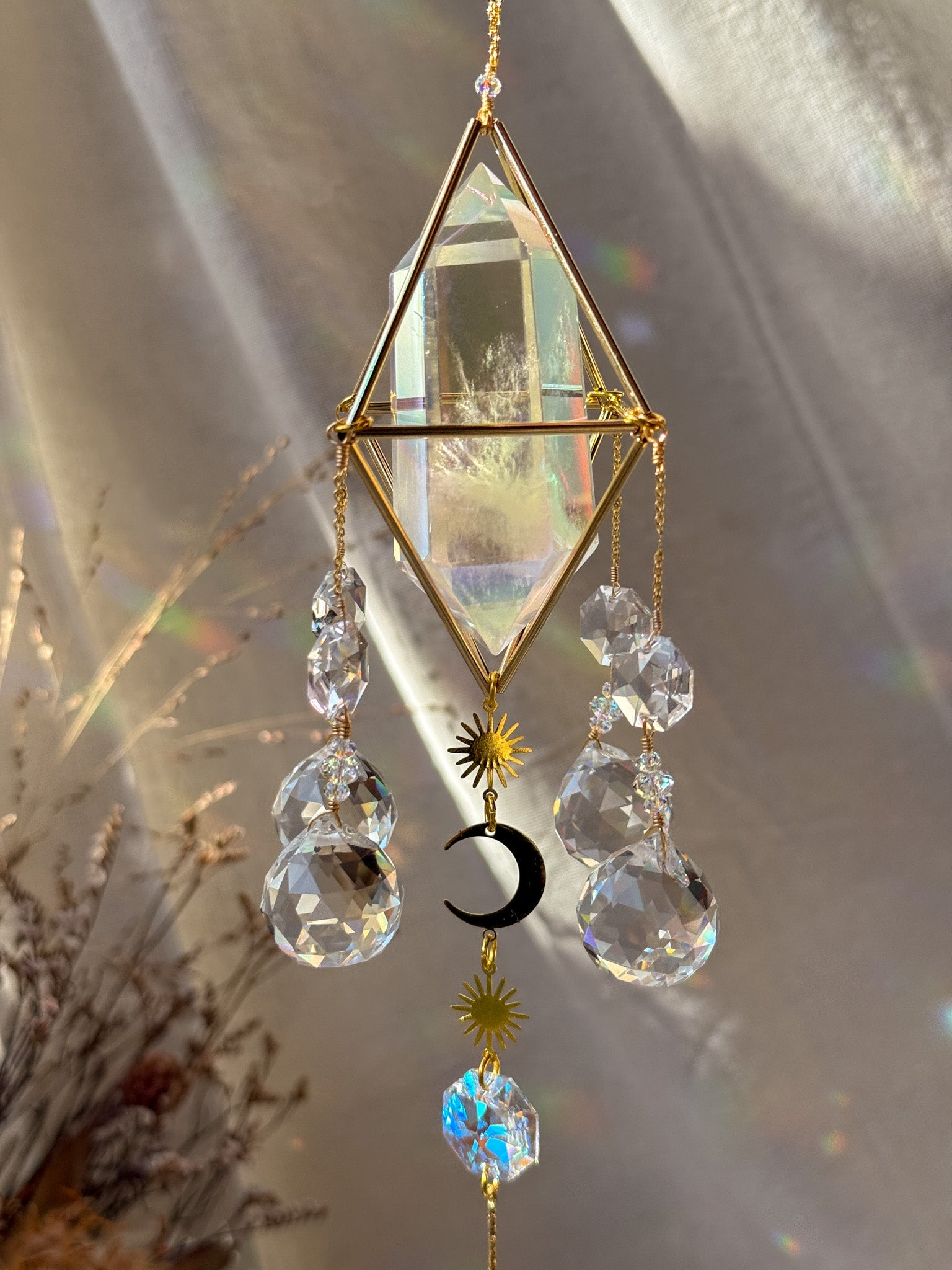 little Sunshine - Rainbow Aura Quartz A