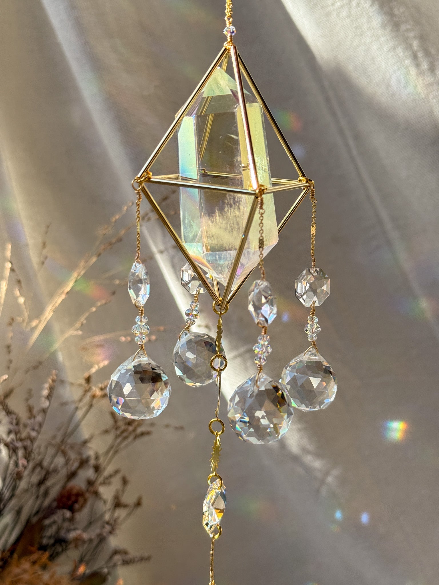 little Sunshine - Rainbow Aura Quartz A