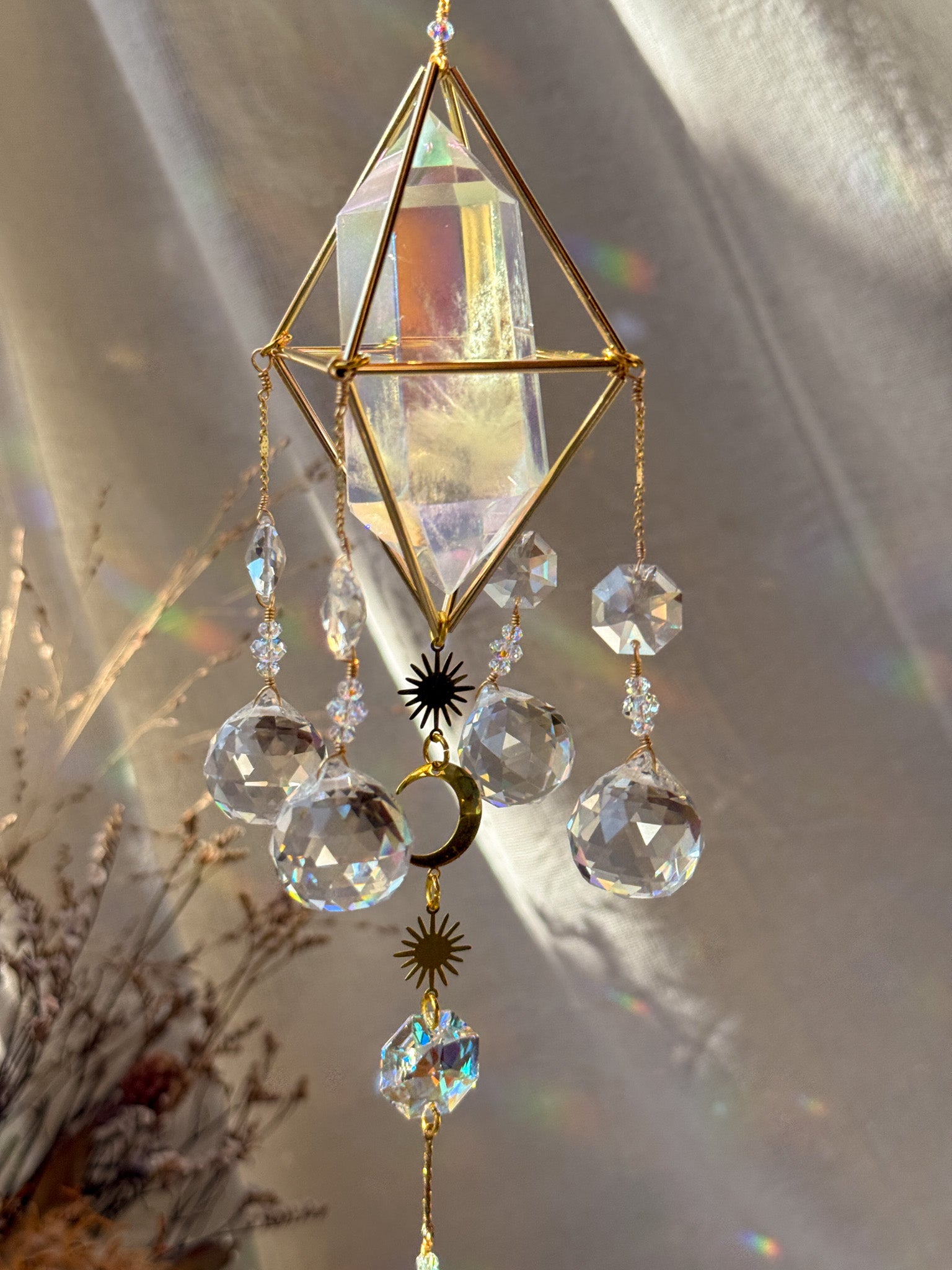 little Sunshine - Rainbow Aura Quartz A