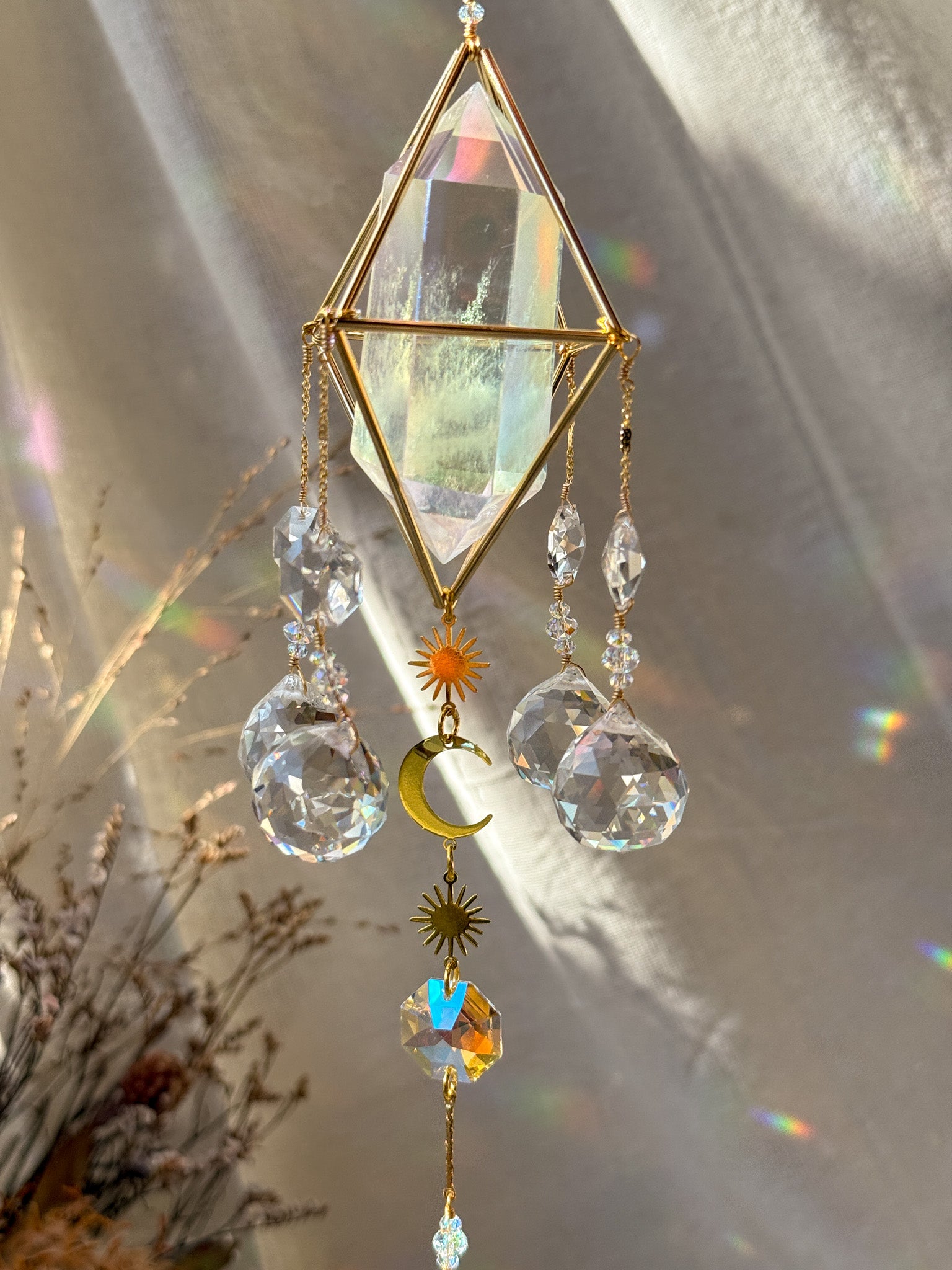 little Sunshine - Rainbow Aura Quartz A